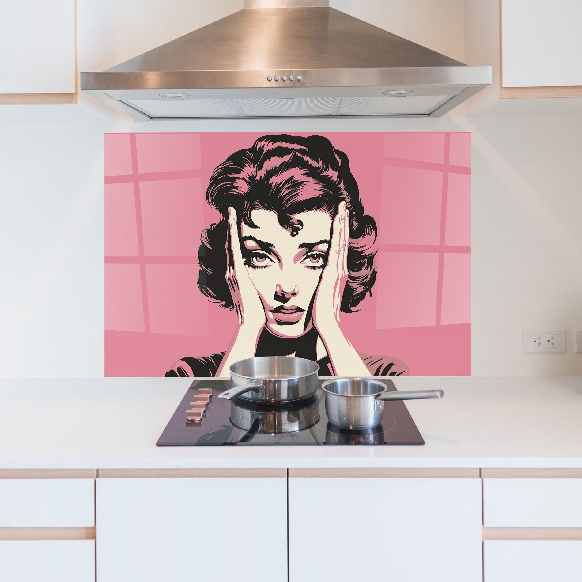 Pink Light Portrait mockup 5