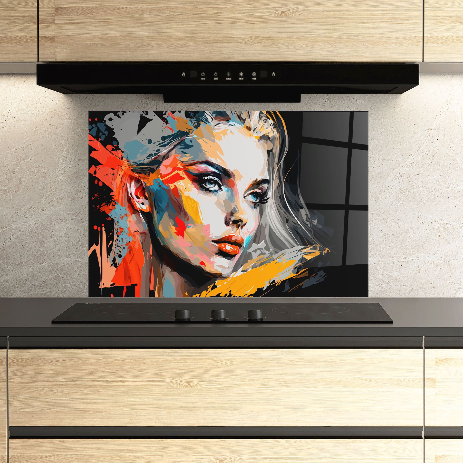 Blue Eye Face mockup 3