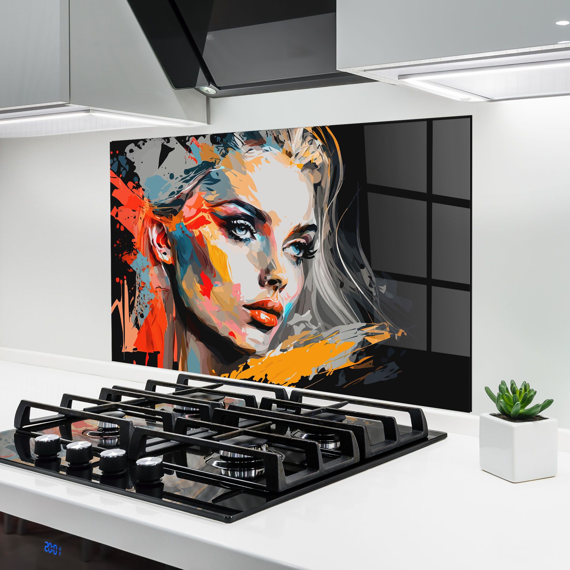 Blue Eye Face mockup 6