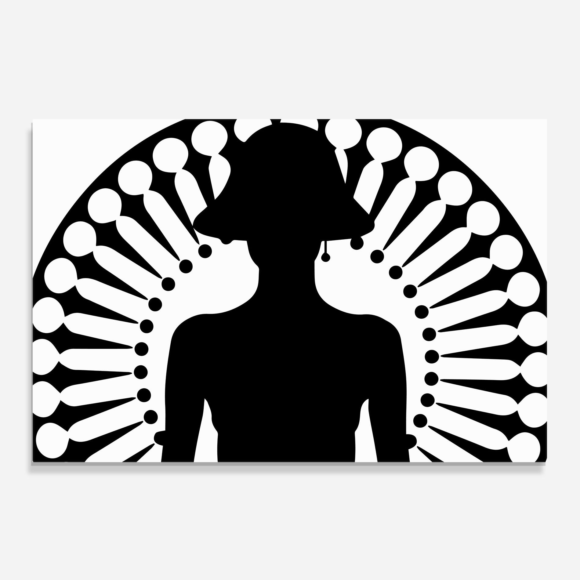 Black Shilouette Lady mockup 0