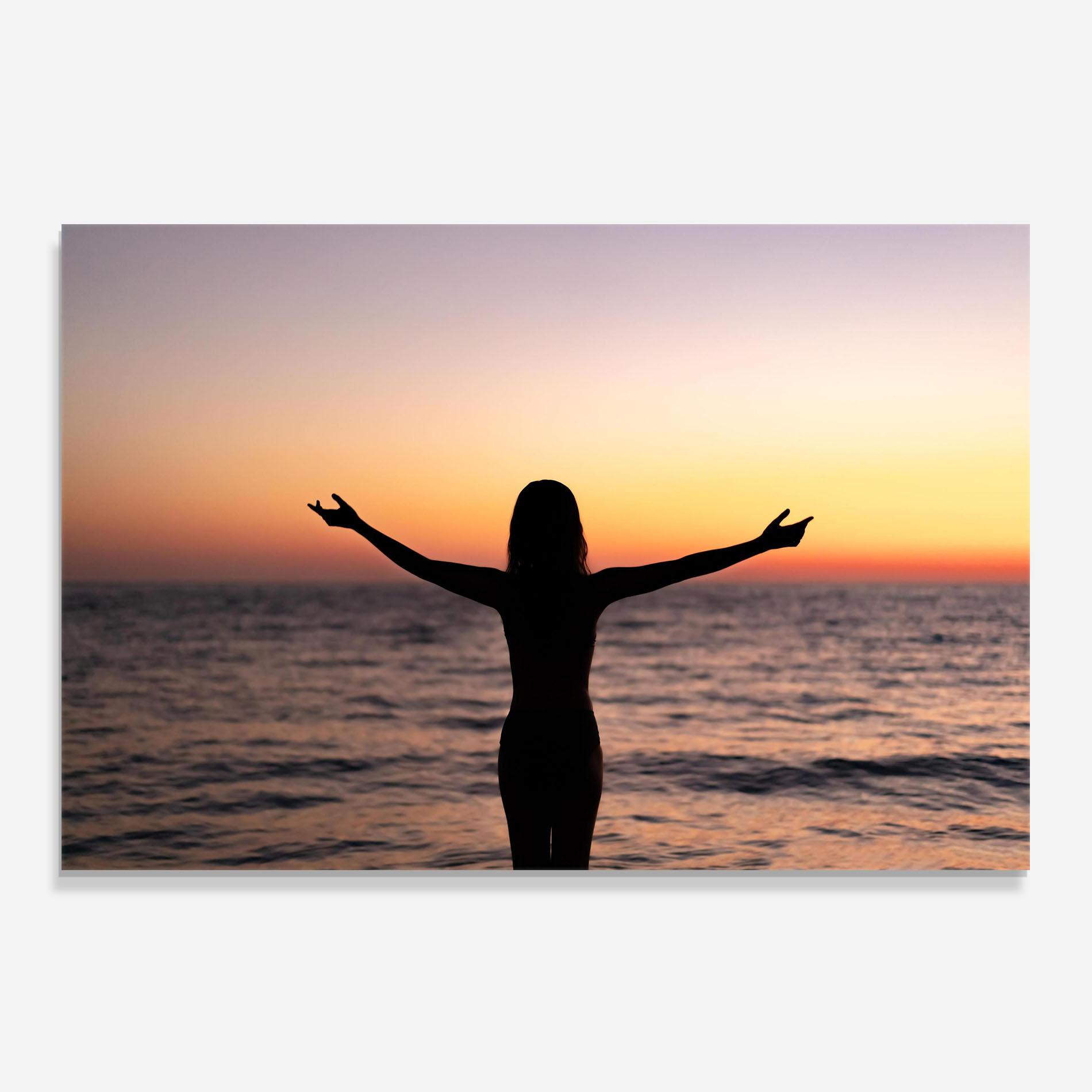 Konyhai üveg hátfal Feeling Freedom mockup 0