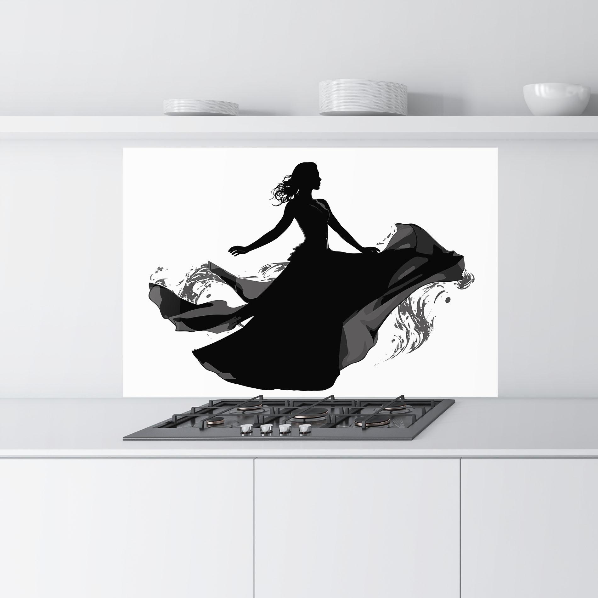 Konyhai üveg hátfal Dress Jump mockup 9