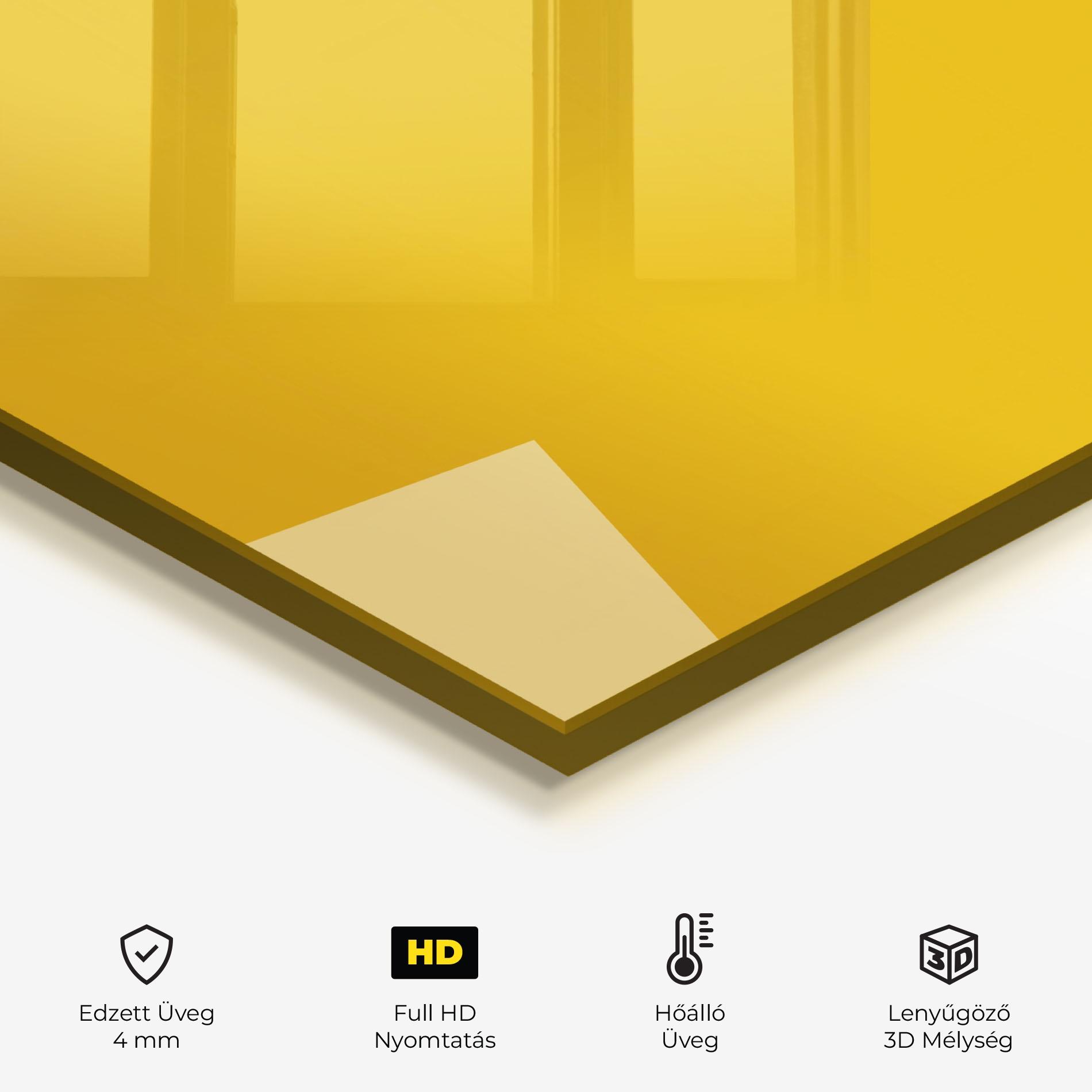 Konyhai üveg hátfal Afro Woman Shilouette mockup 2