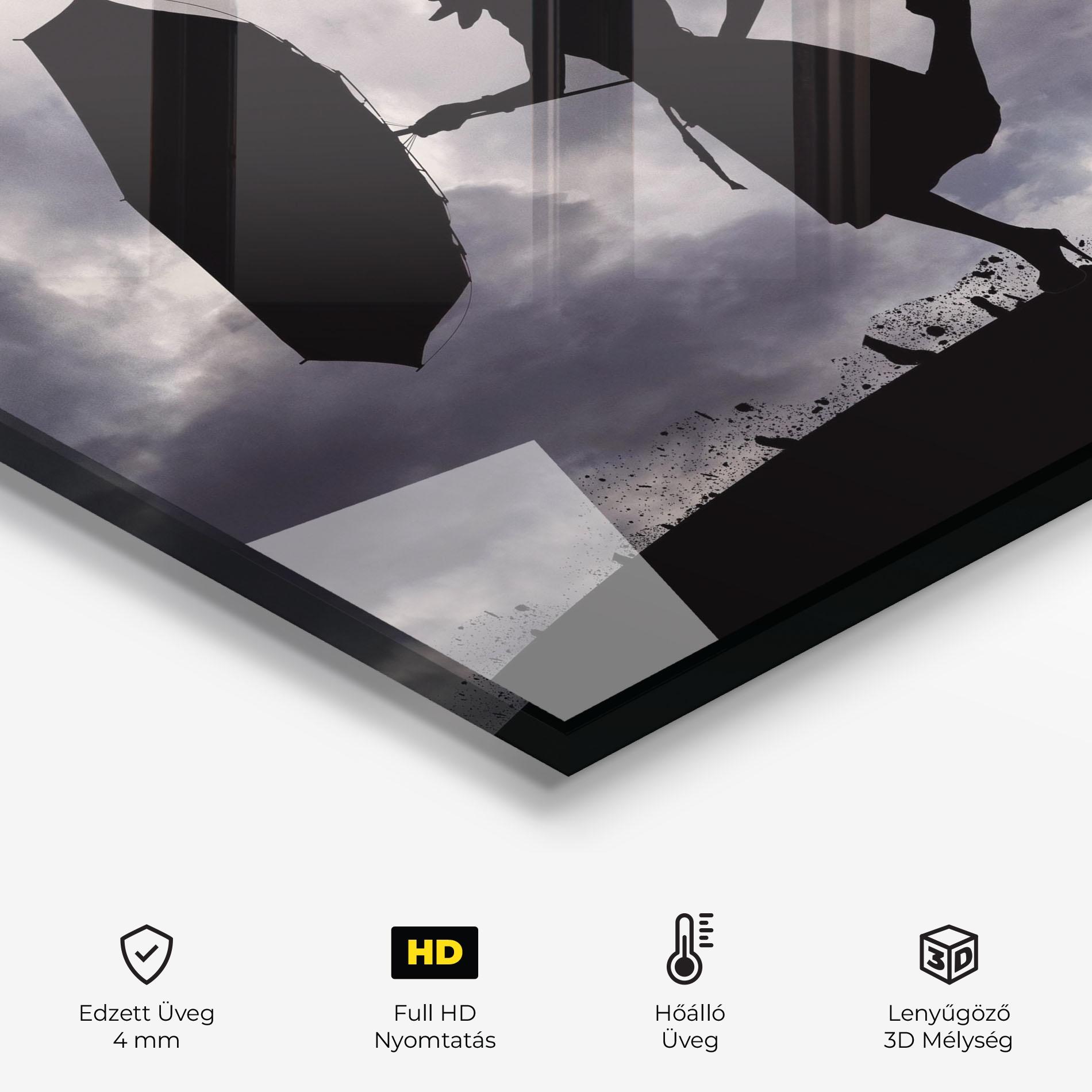 Konyhai üveg hátfal Stormy Day mockup 2