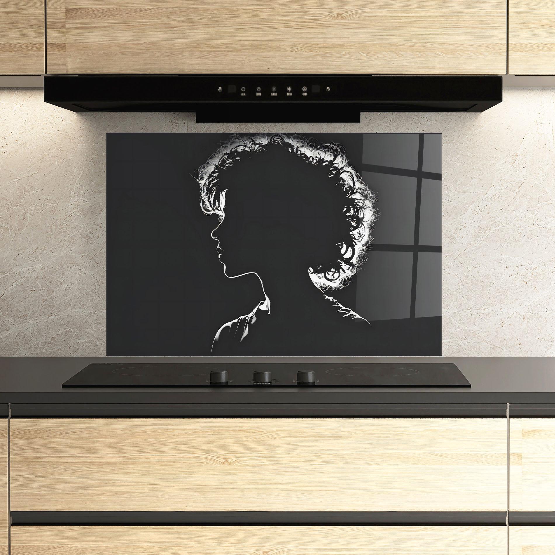 Konyhai üveg hátfal Digital Silhouette mockup 3