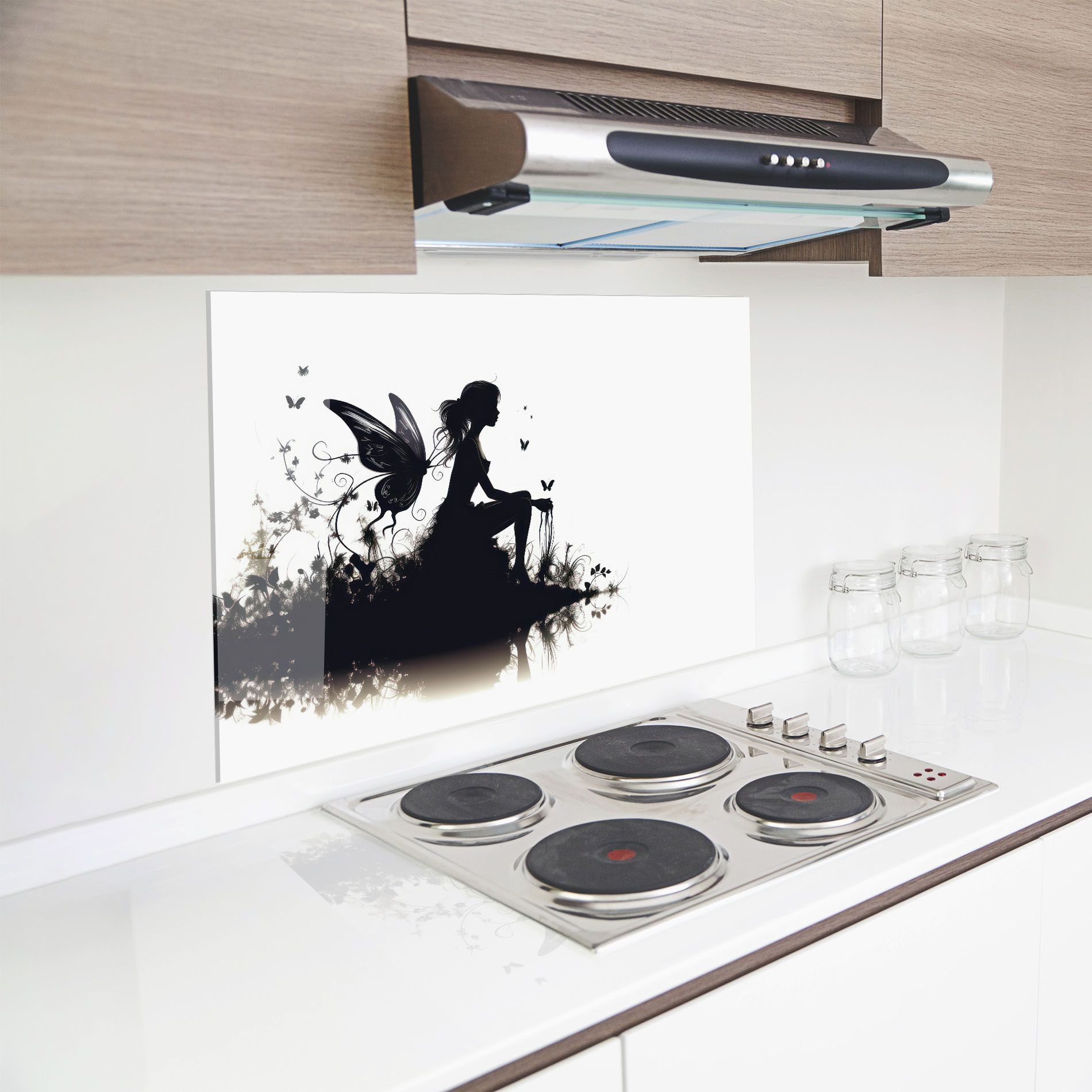 Butterfly Woman Shilouette mockup 8