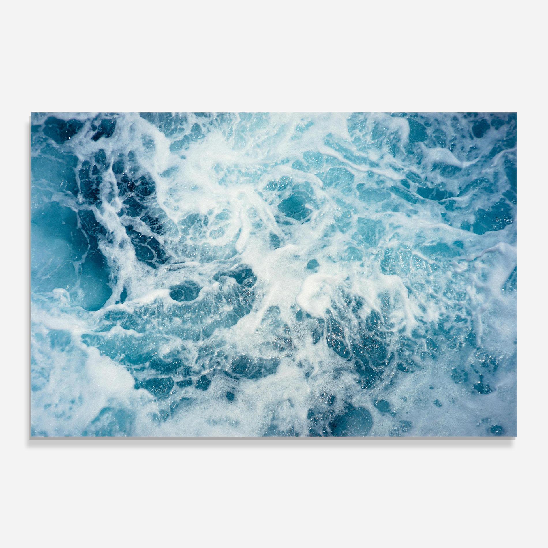 Konyhai üveg hátfal White Water Wave mockup 0