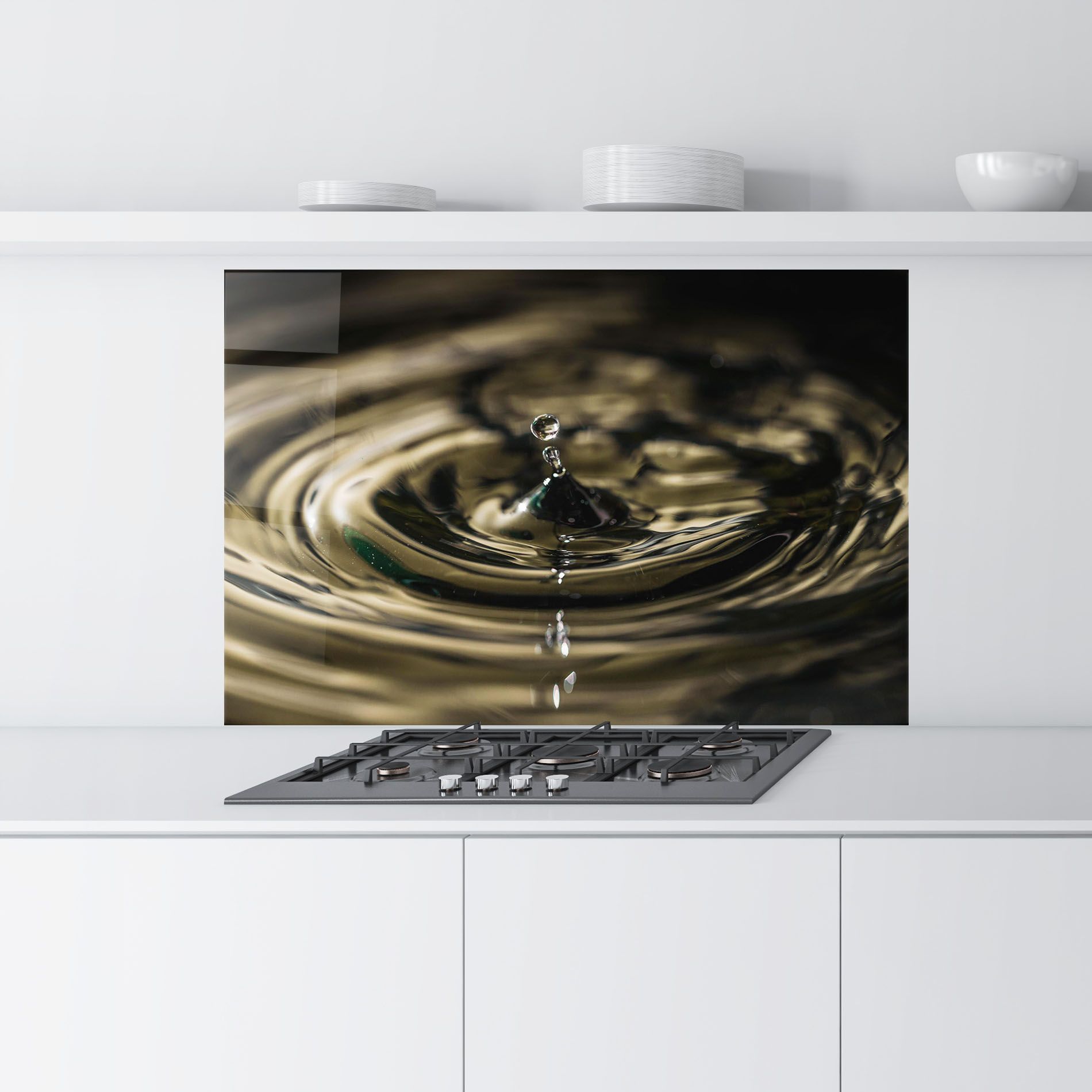 Brown Water Drop mockup 9