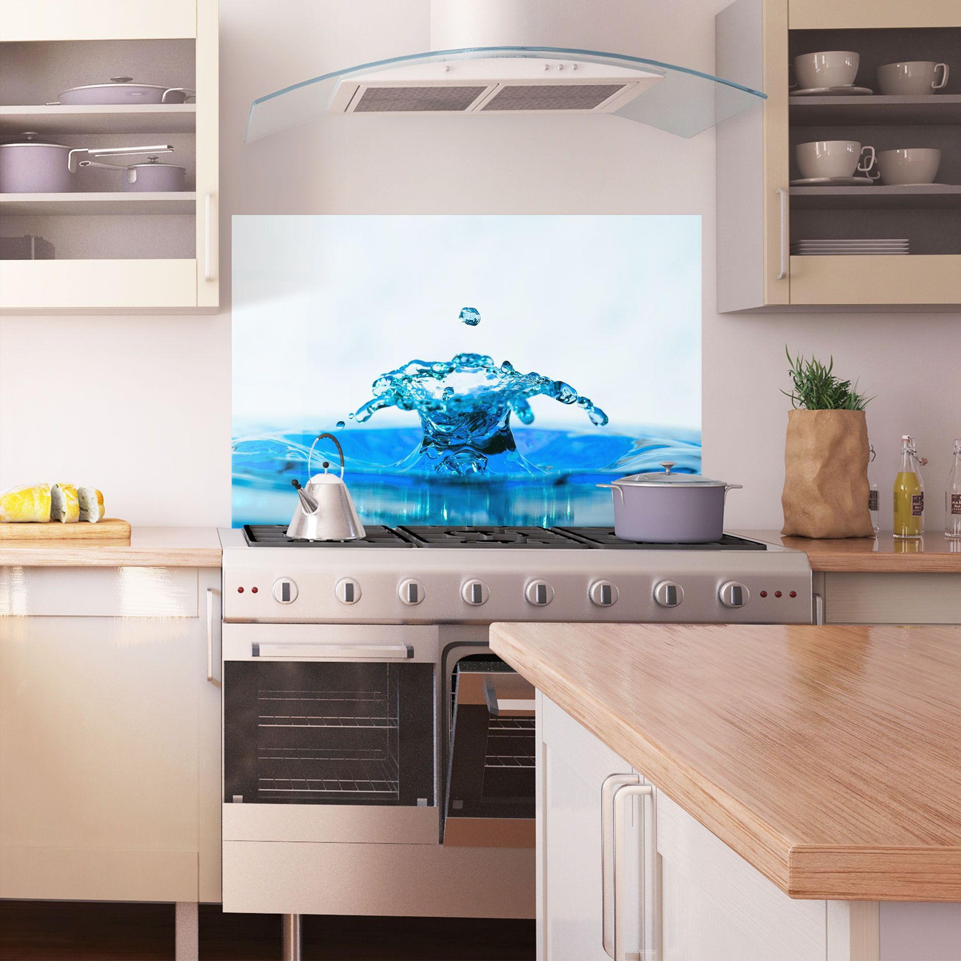 Blue Water Splash mockup 1