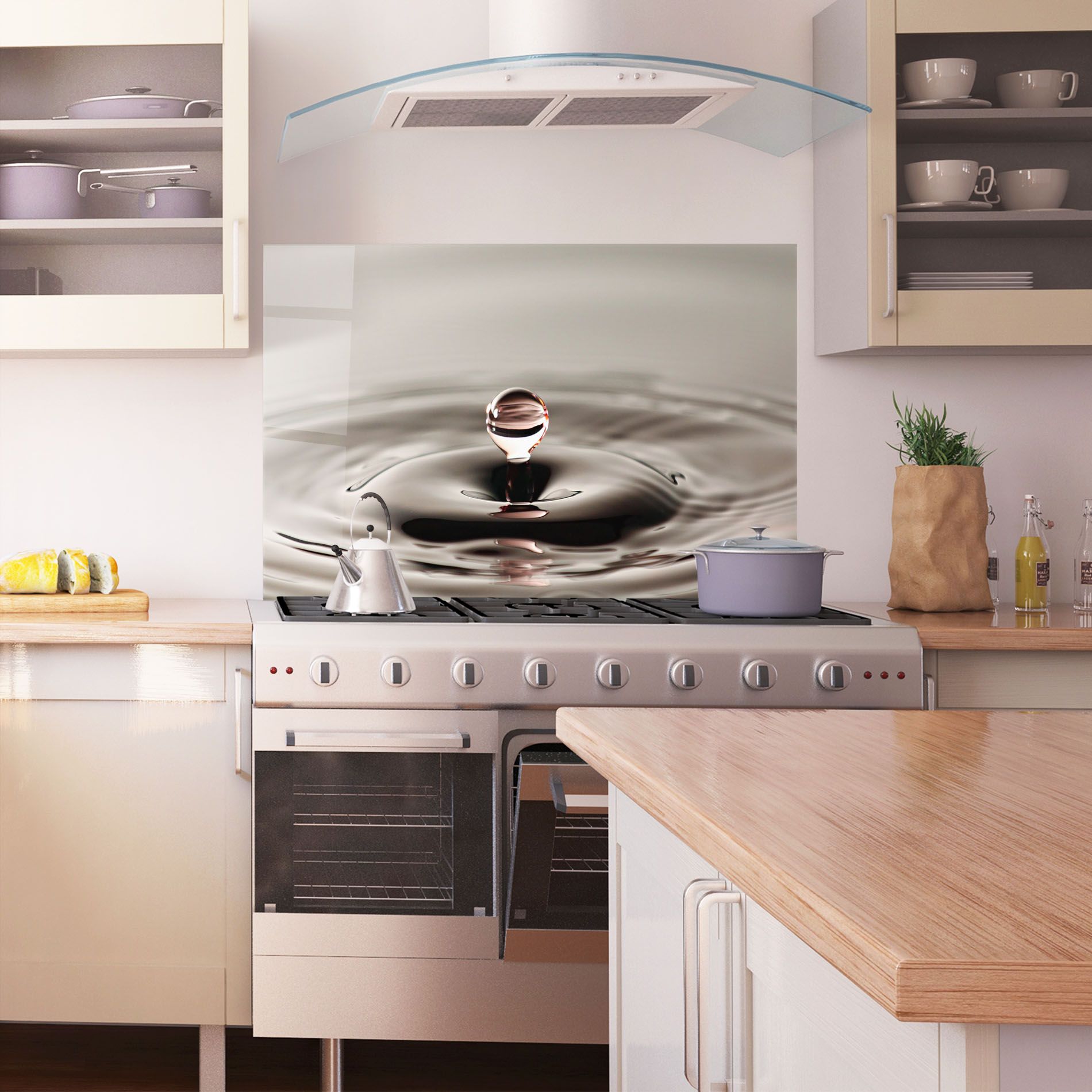 Close Red Water Drop mockup 1