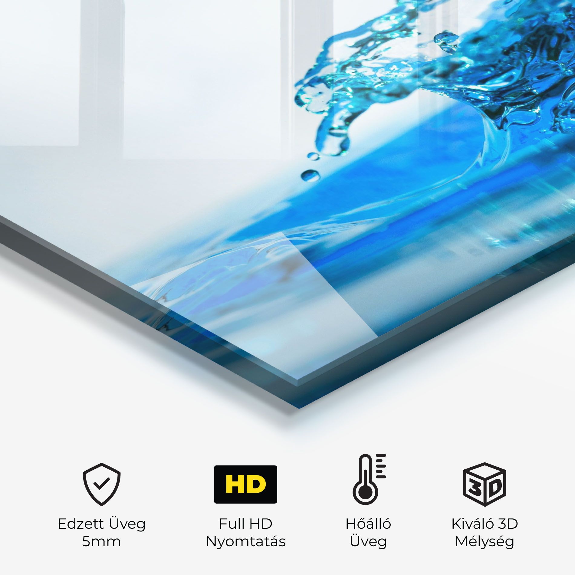 Blue Water Splash mockup 2