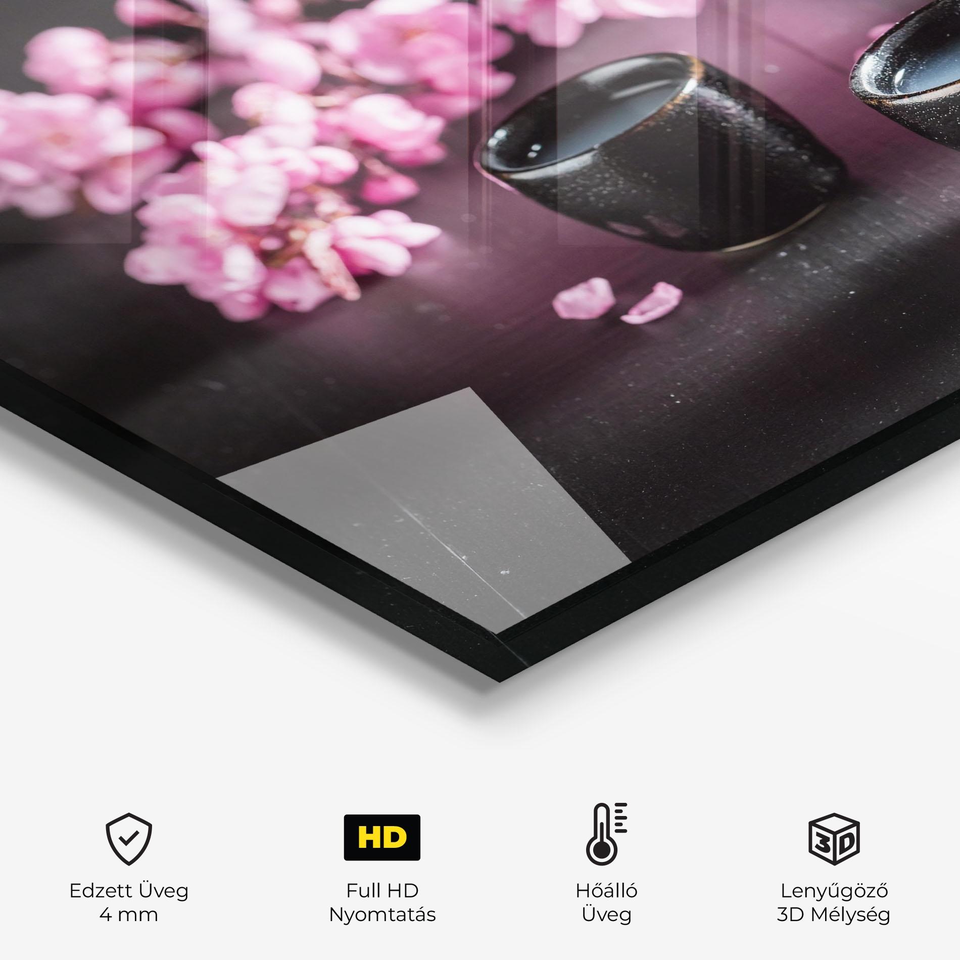 Konyhai üveg hátfal Pink Drink Cup mockup 2