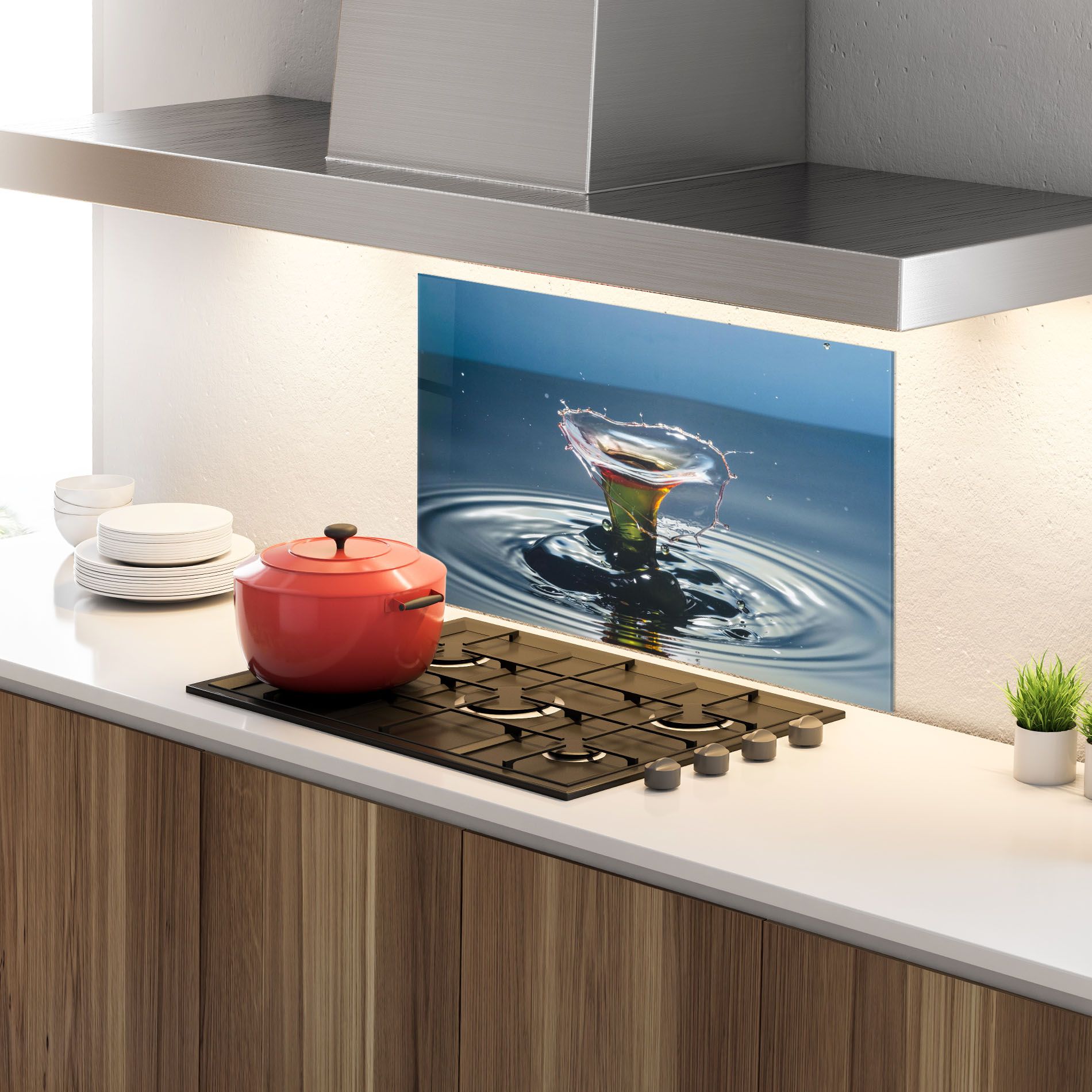 Beautiful Water Splash mockup 4