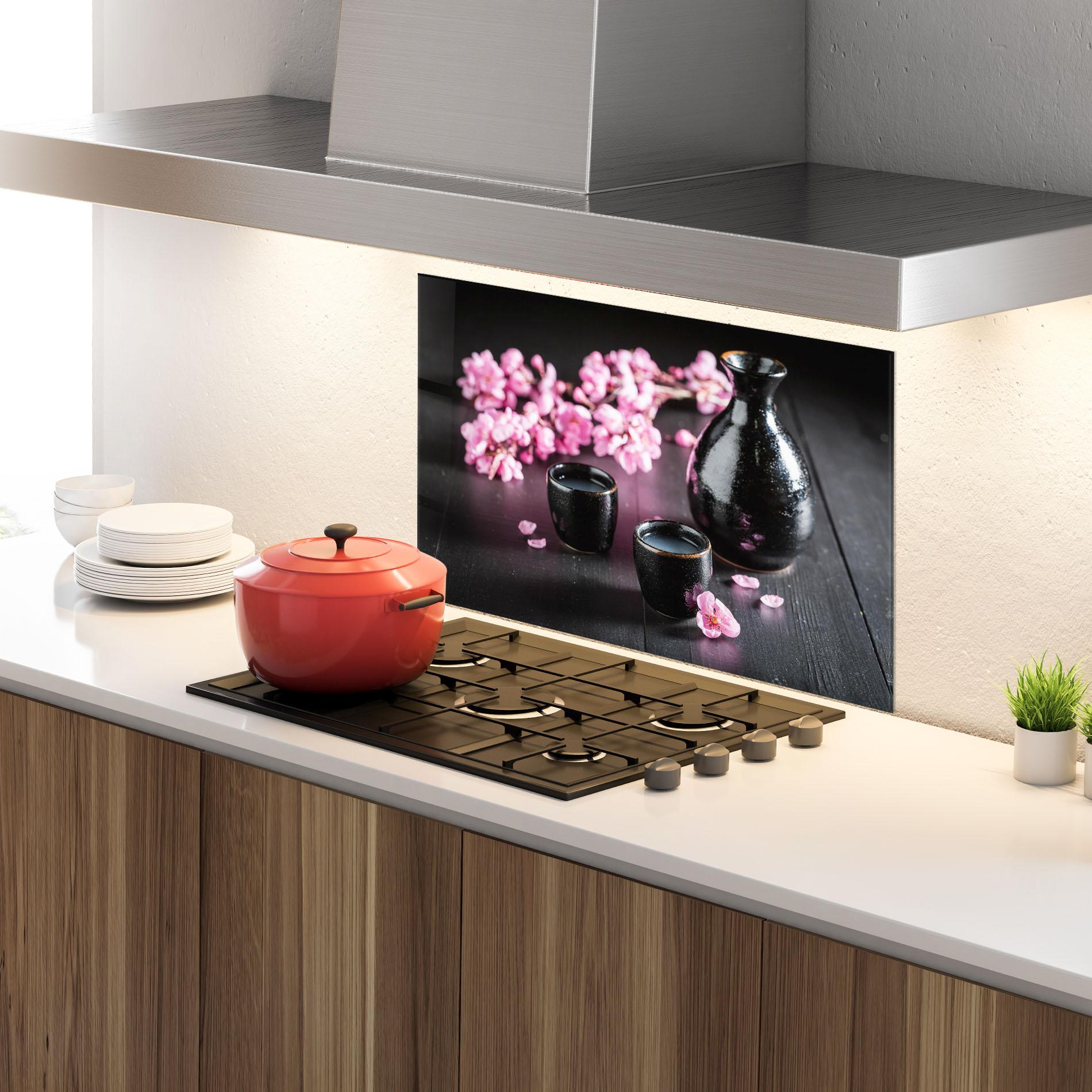 Konyhai üveg hátfal Pink Drink Cup mockup 4