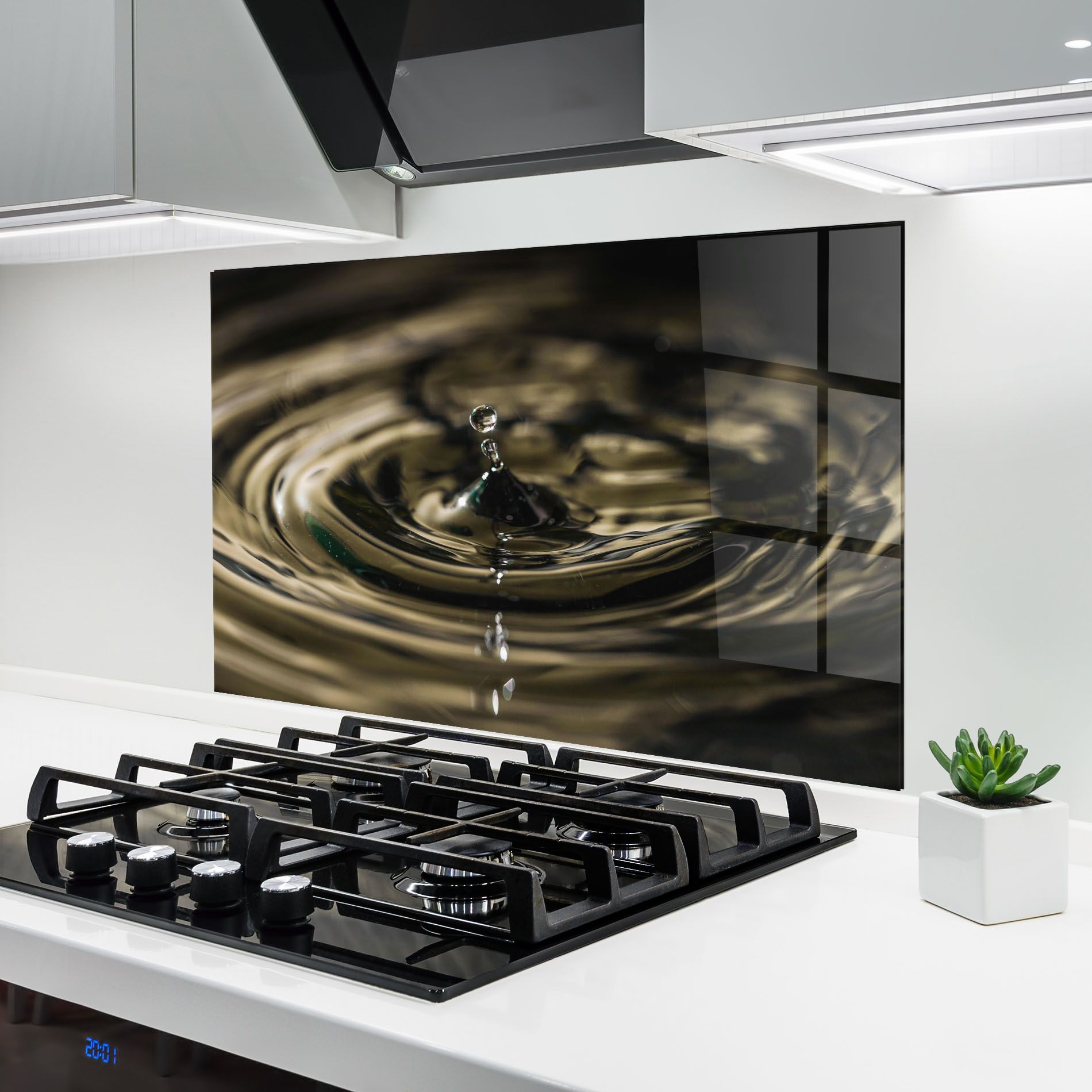 Brown Water Drop mockup 6