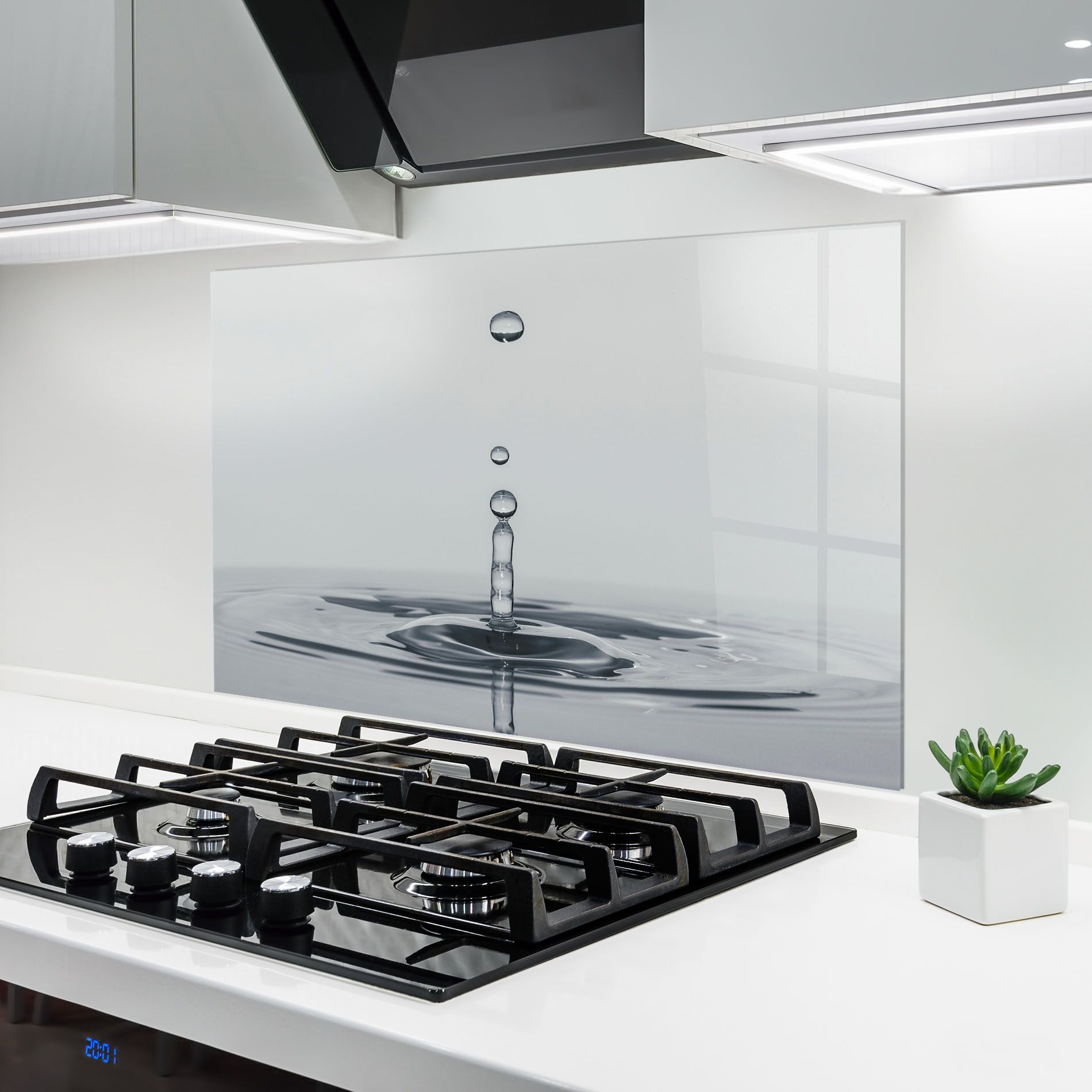 Grey Water Drop mockup 6