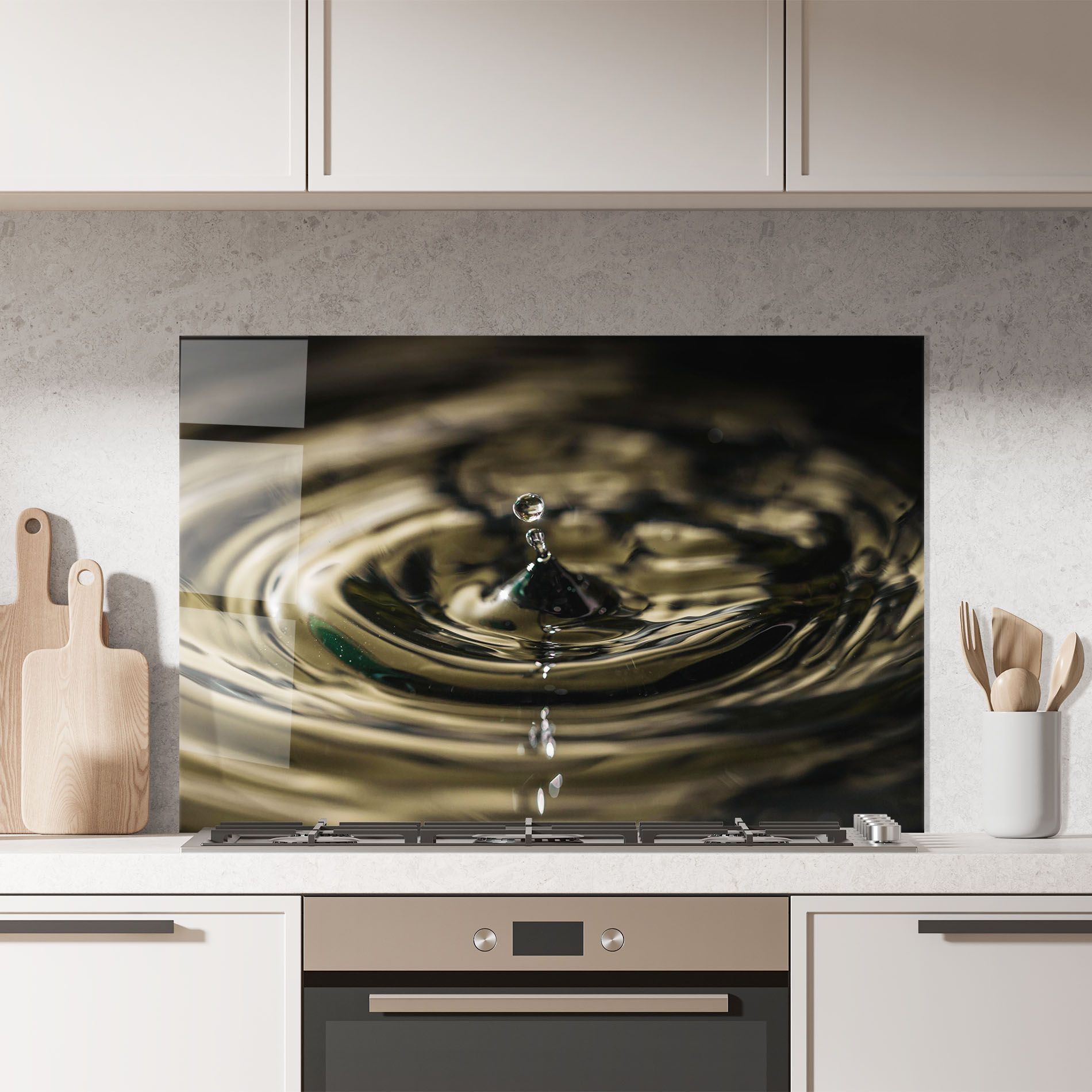 Brown Water Drop mockup 7