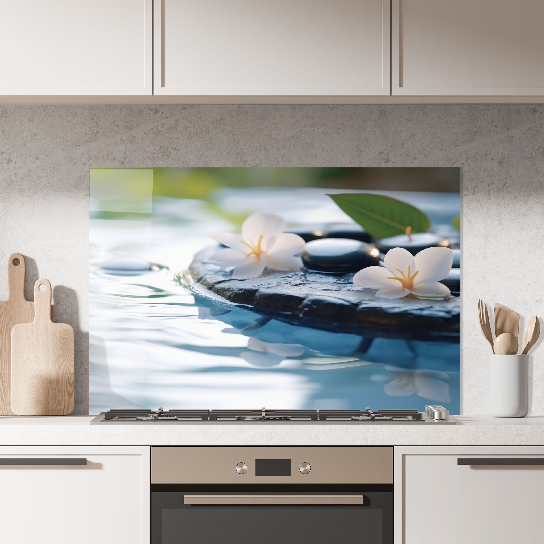 Water White Flowers mockup 7