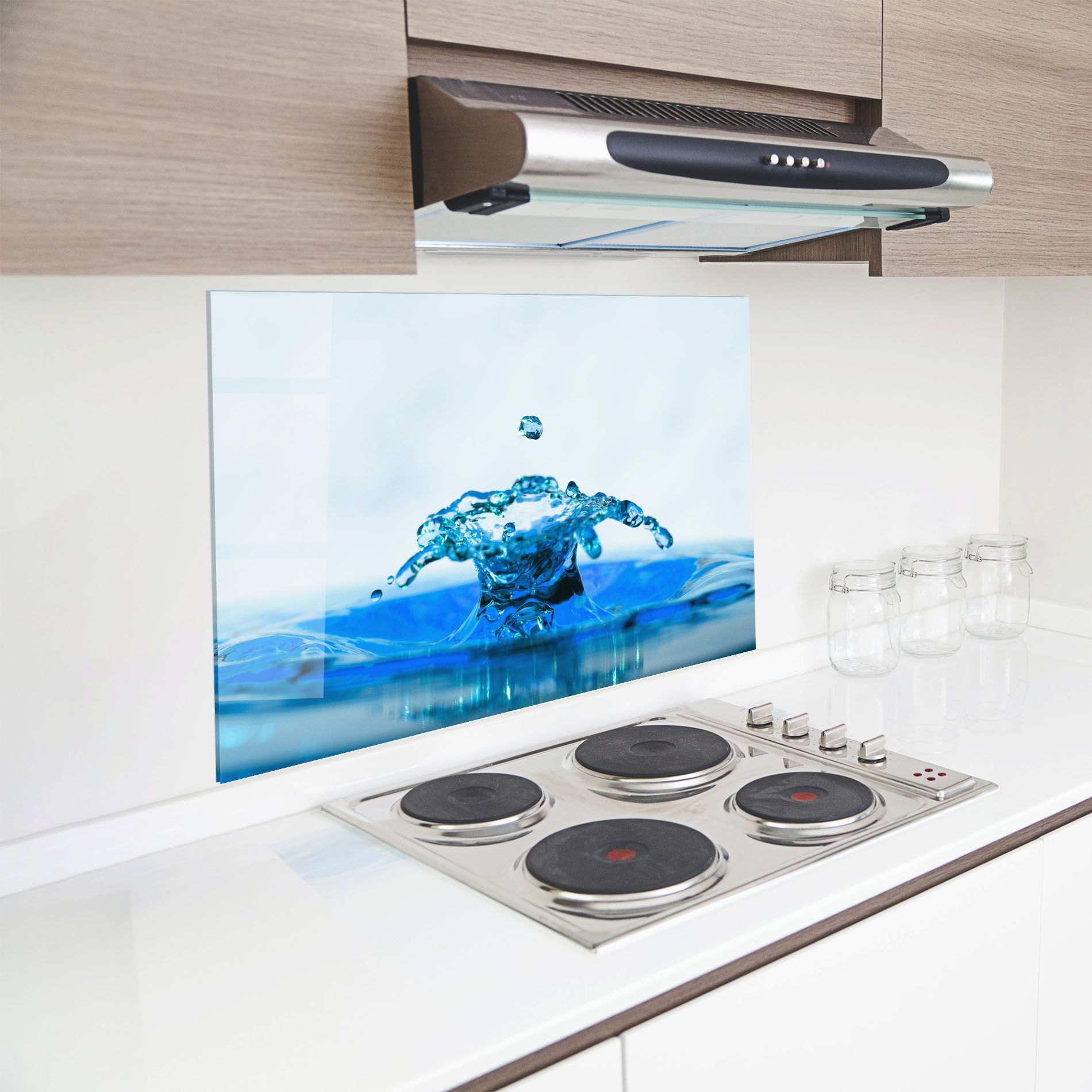 Blue Water Splash mockup 8