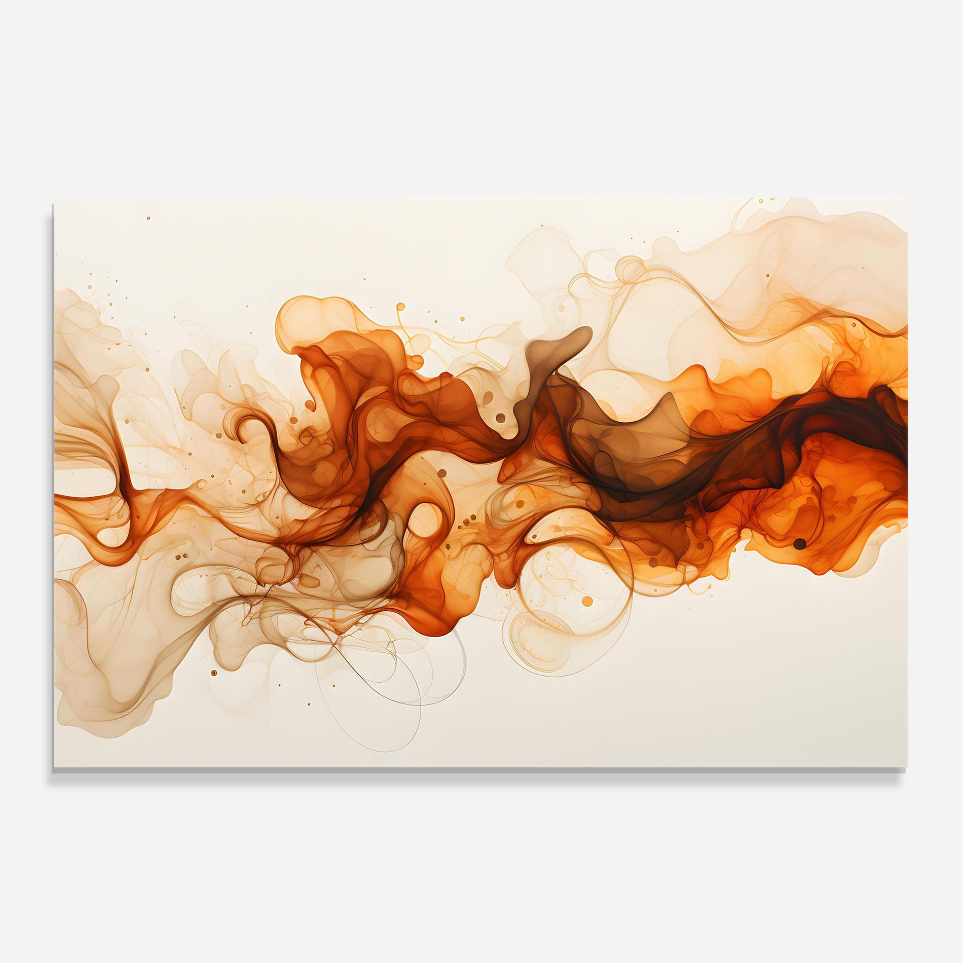 Konyhai üveg hátfal Fire Aroma mockup 0