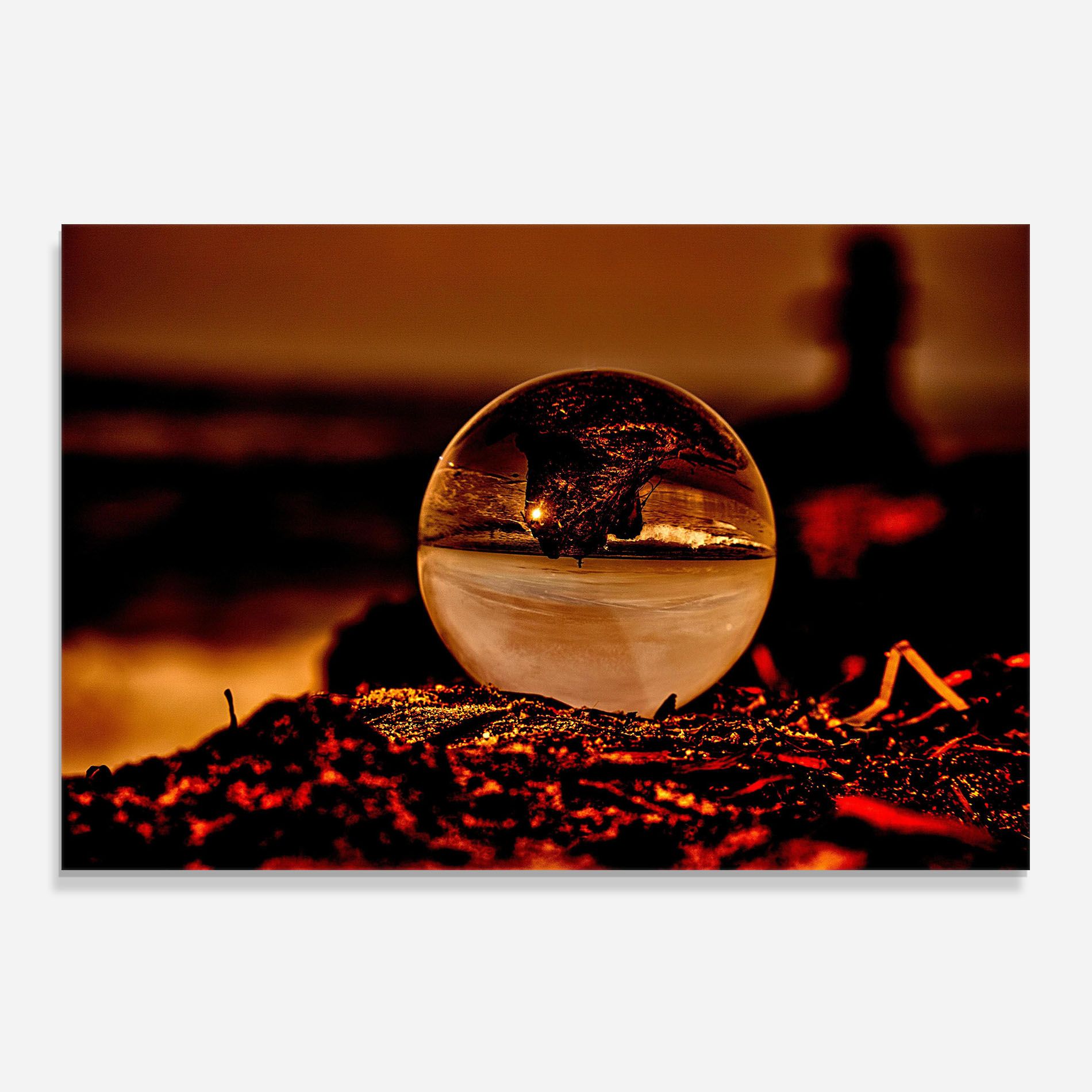 Fire Glass Ball mockup 0