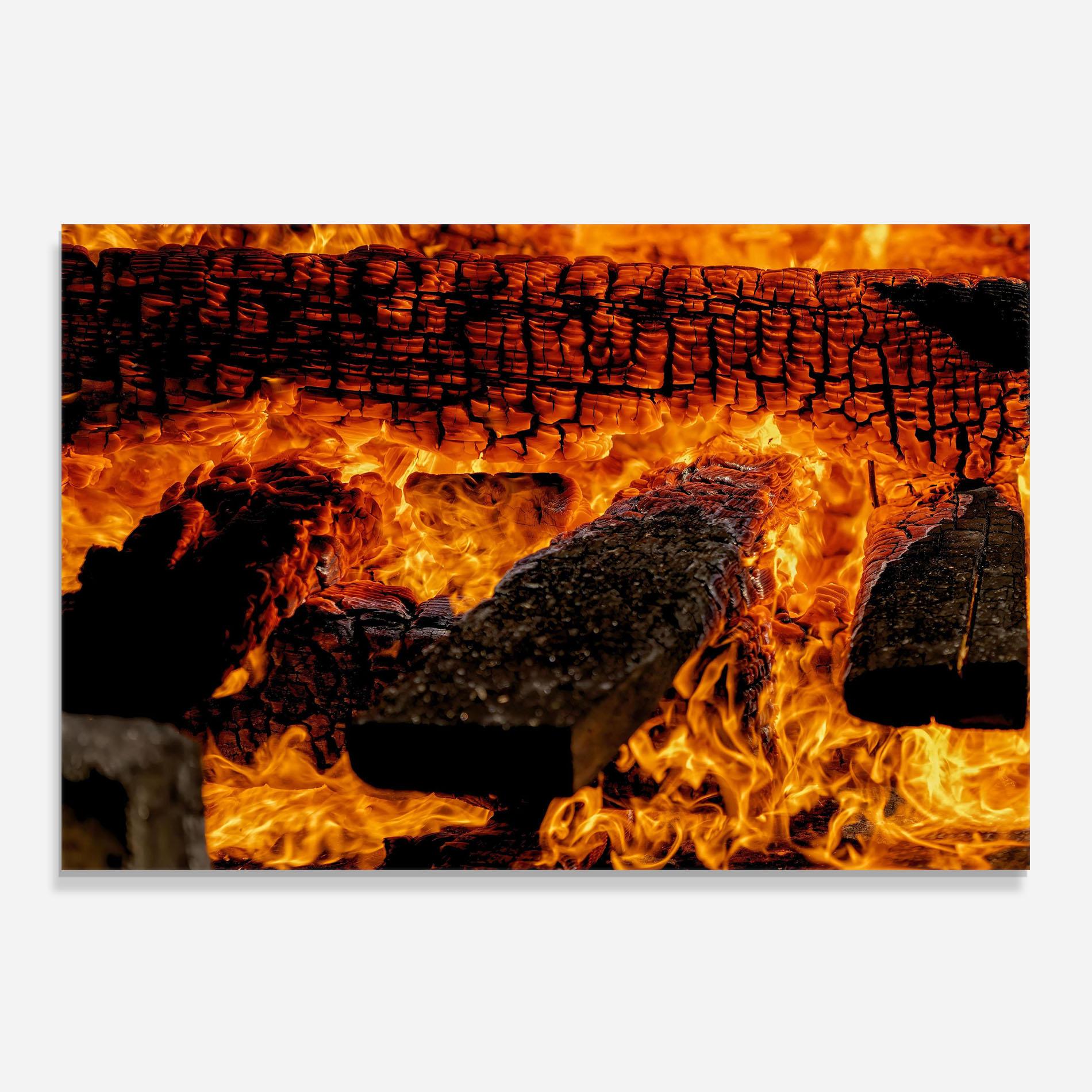 Konyhai üveg hátfal Inferno Heat mockup 0