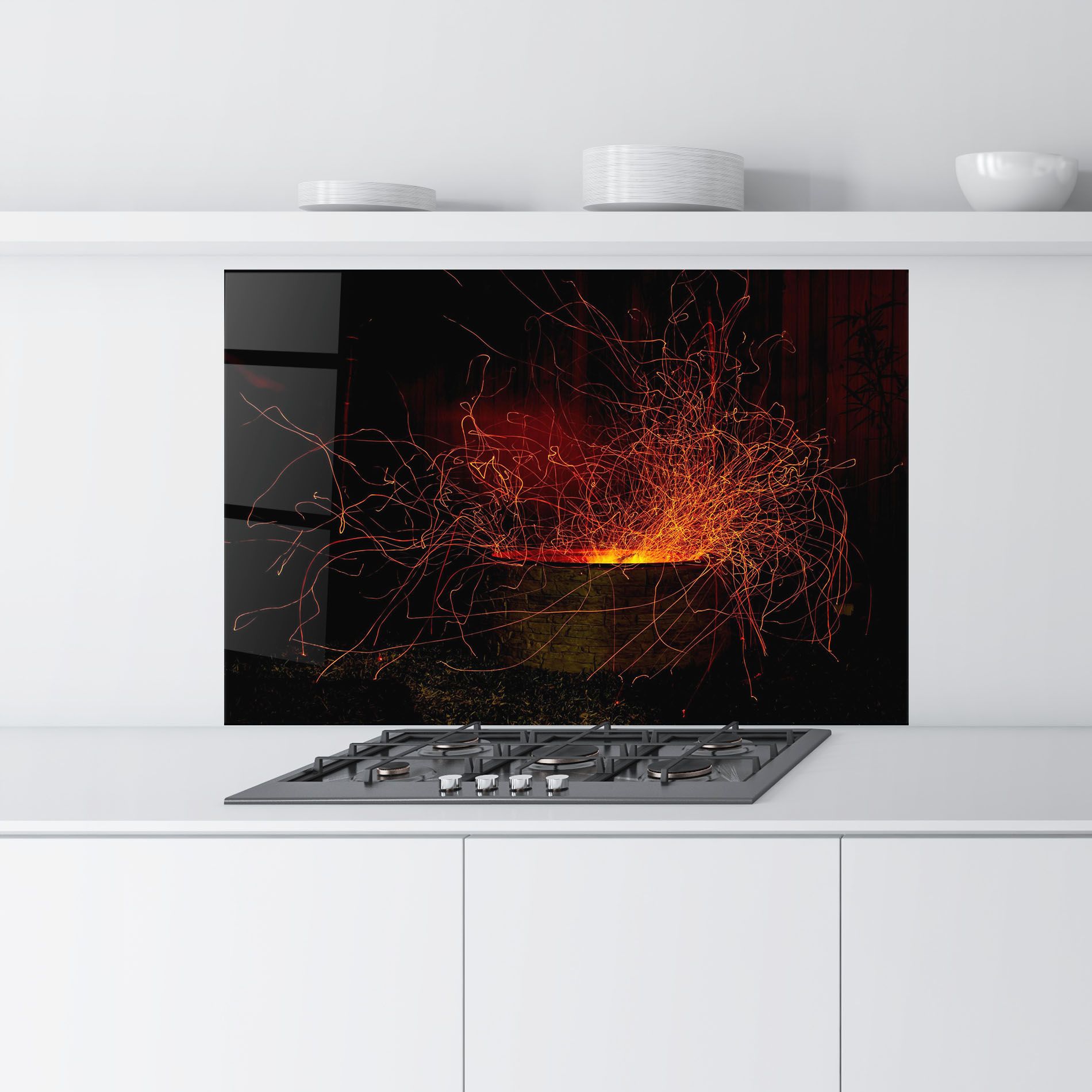 Fire Drawing Effect mockup 9