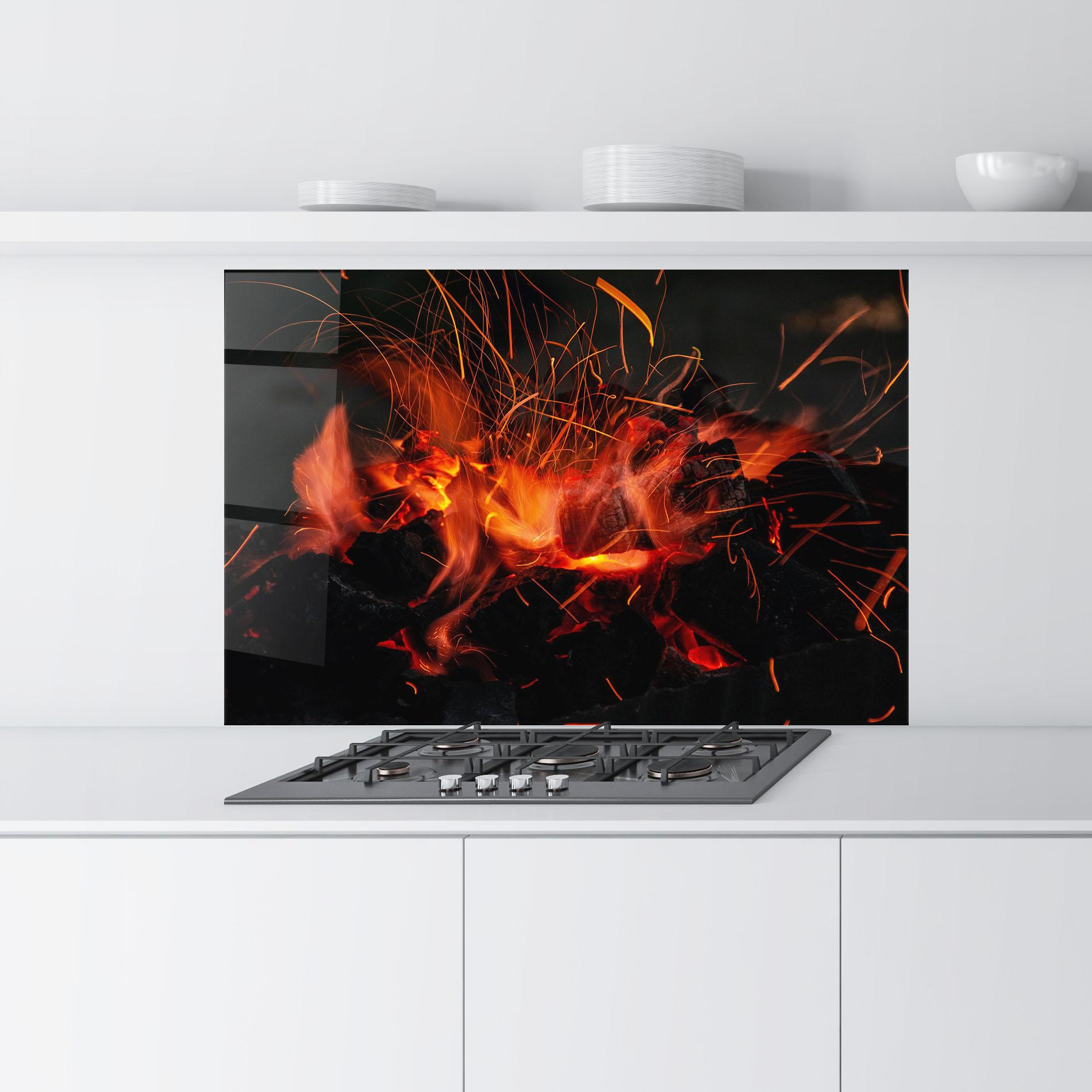 Konyhai üveg hátfal Glow Fusion mockup 9