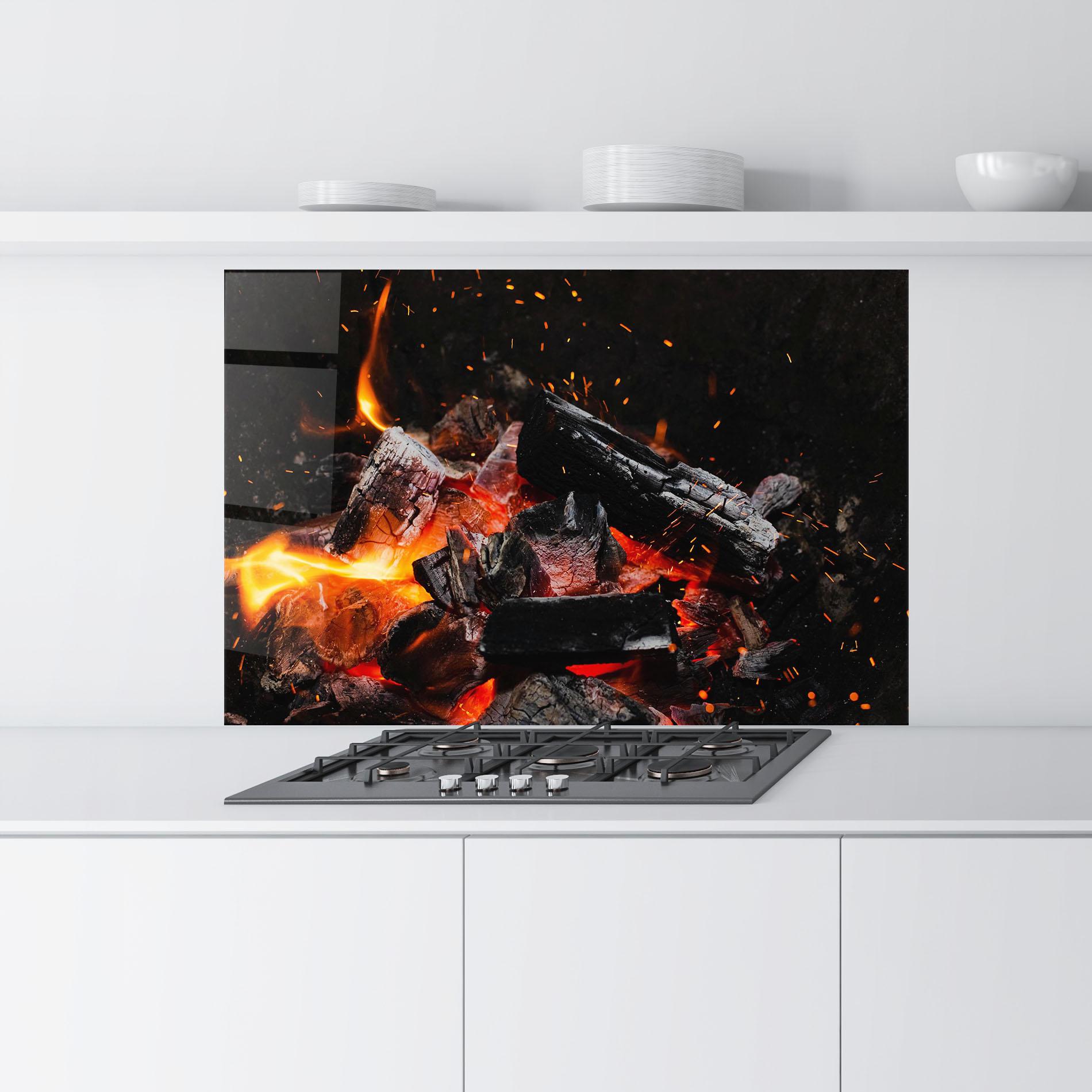 Konyhai üveg hátfal Inferno Scorch mockup 9