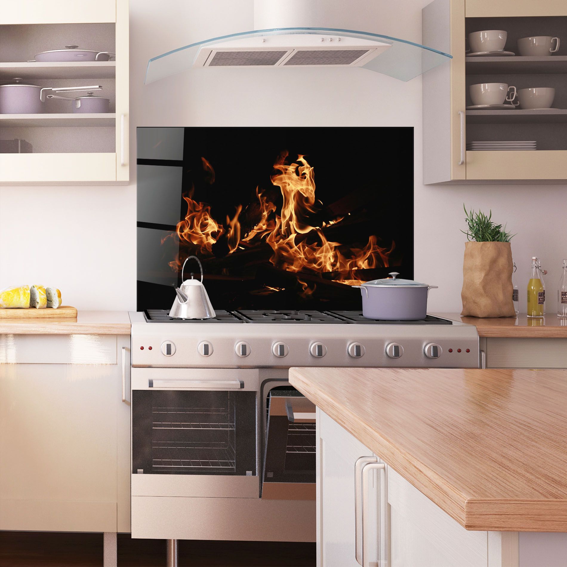 Fire On Black mockup 1