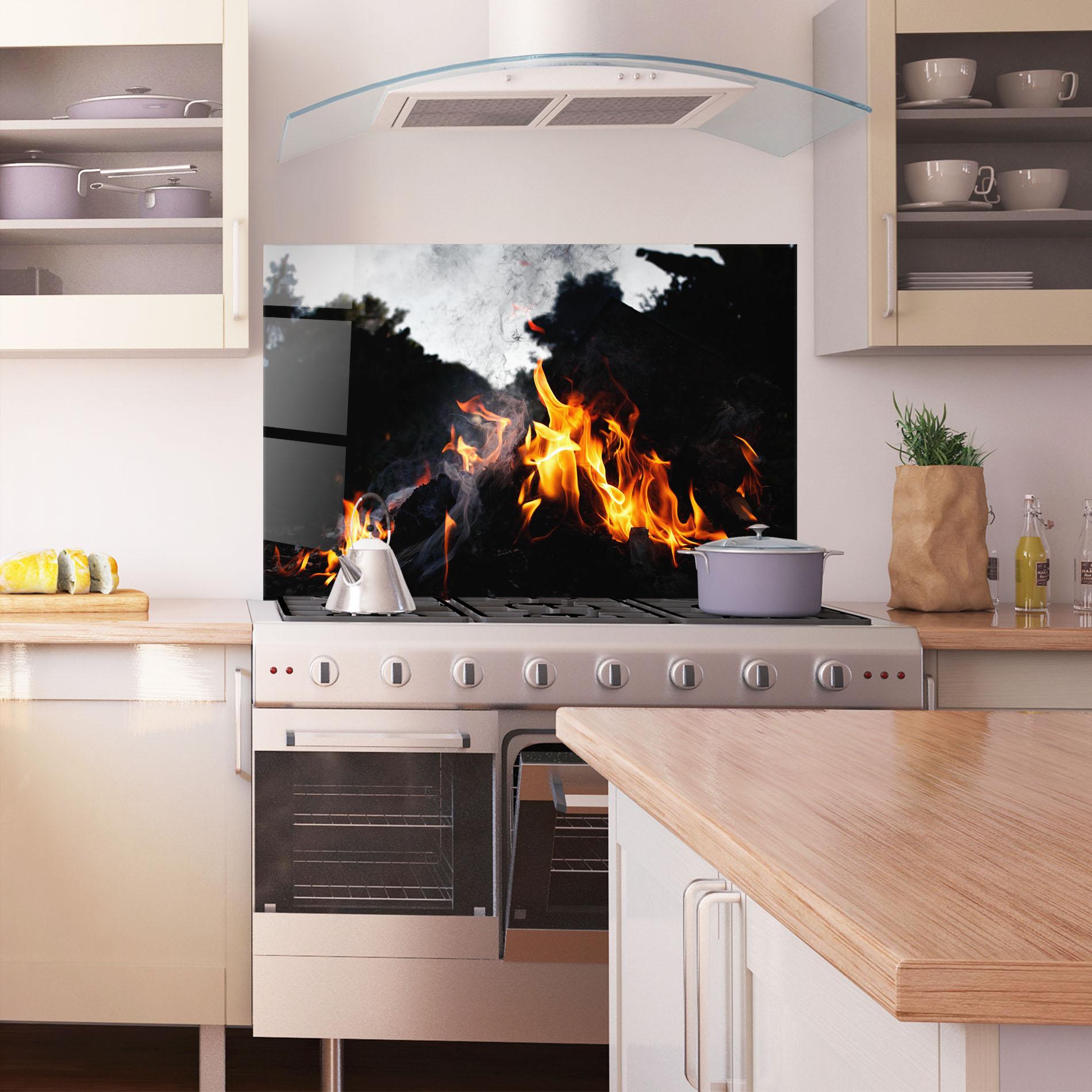 Konyhai üveg hátfal Incendiary Light mockup 1