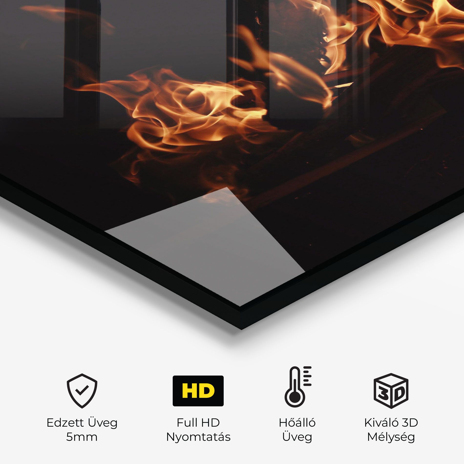 Fire On Black mockup 2