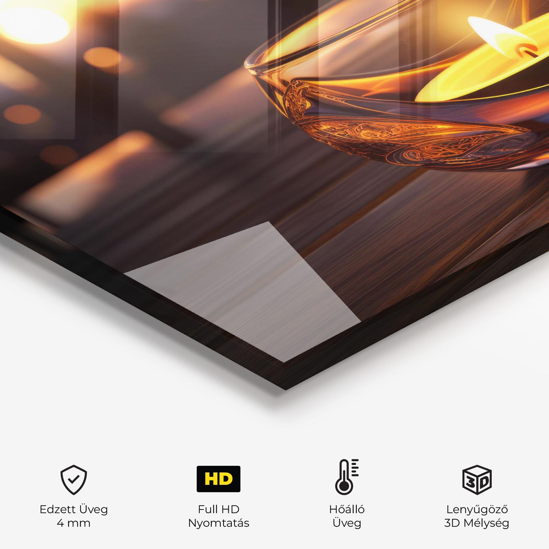 Konyhai üveg hátfal Fire Bowl mockup 2