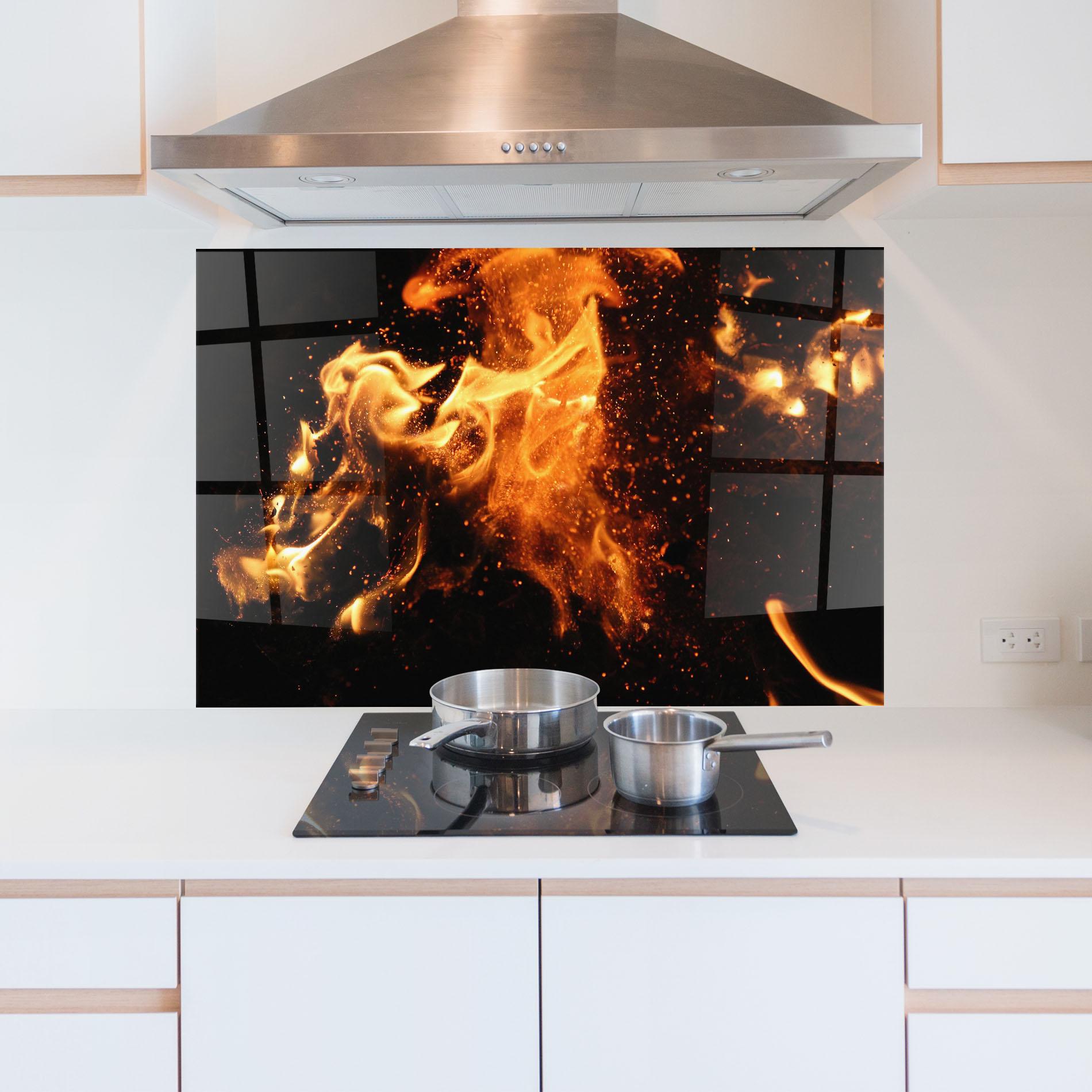 Konyhai üveg hátfal Close Up mockup 5