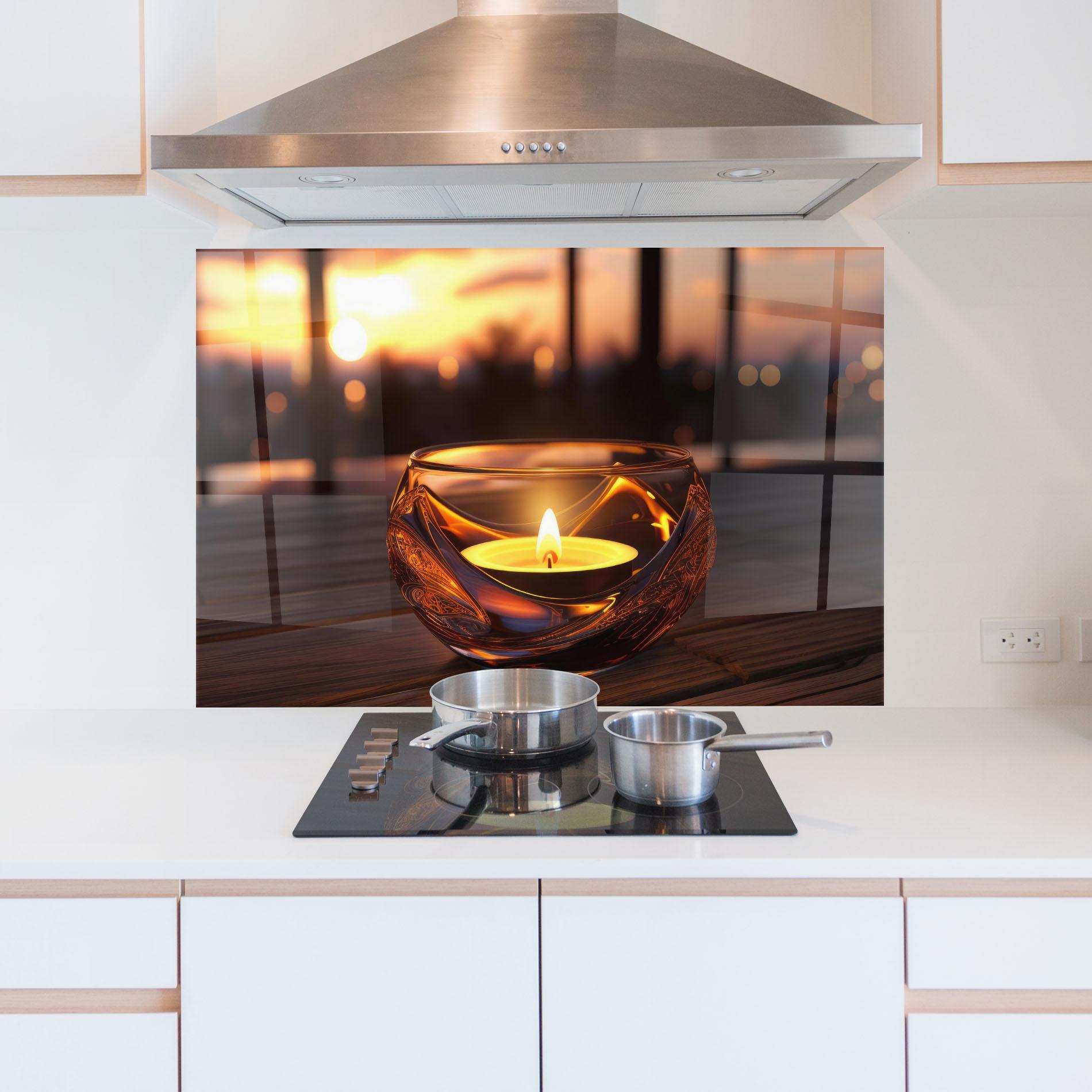 Konyhai üveg hátfal Fire Bowl mockup 5