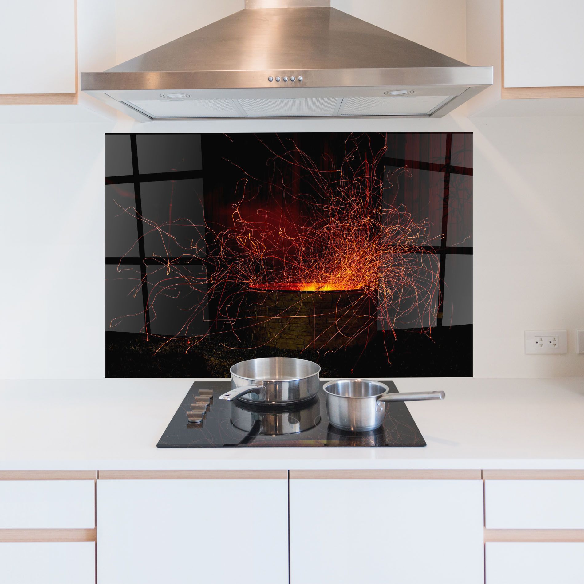Fire Drawing Effect mockup 5