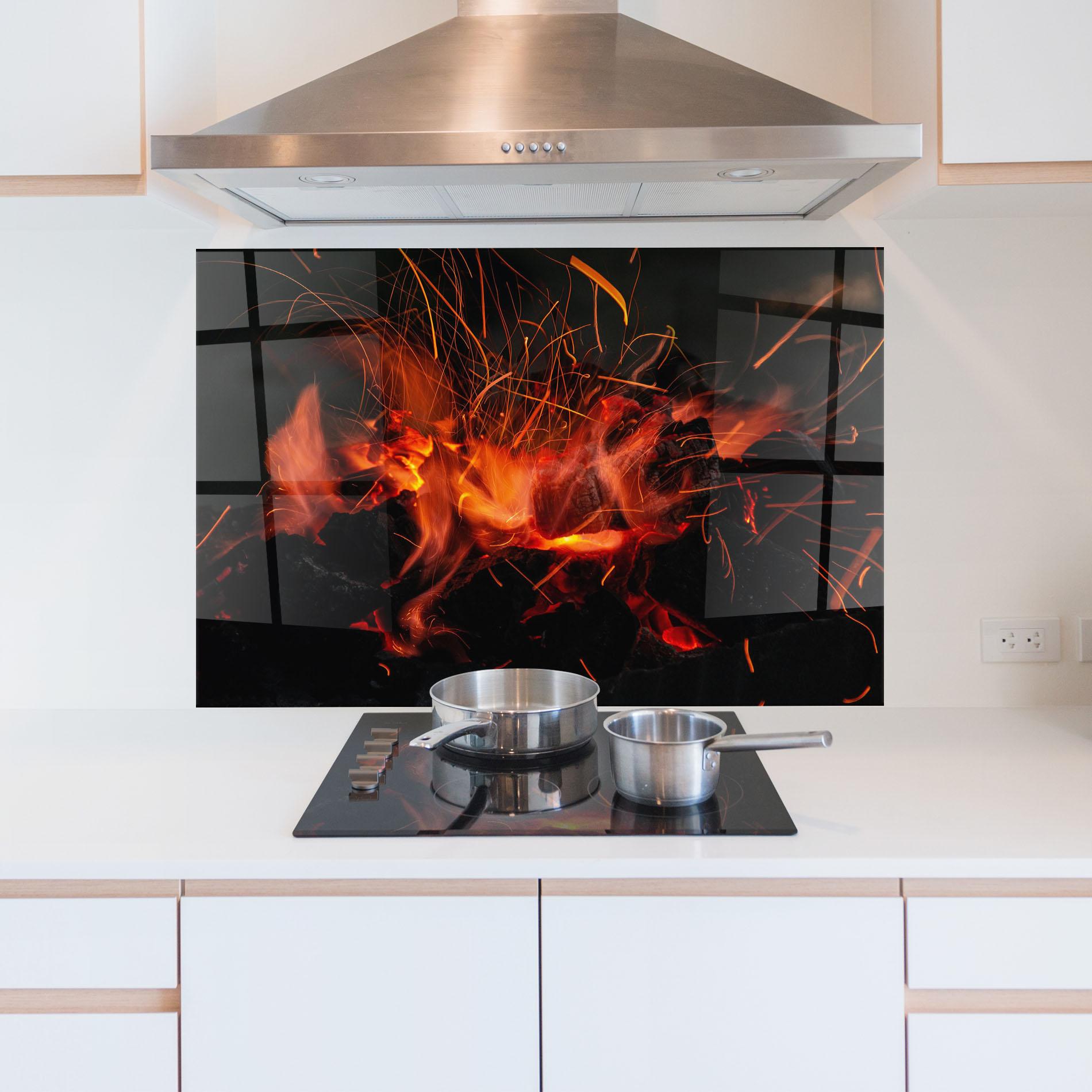 Konyhai üveg hátfal Glow Fusion mockup 5