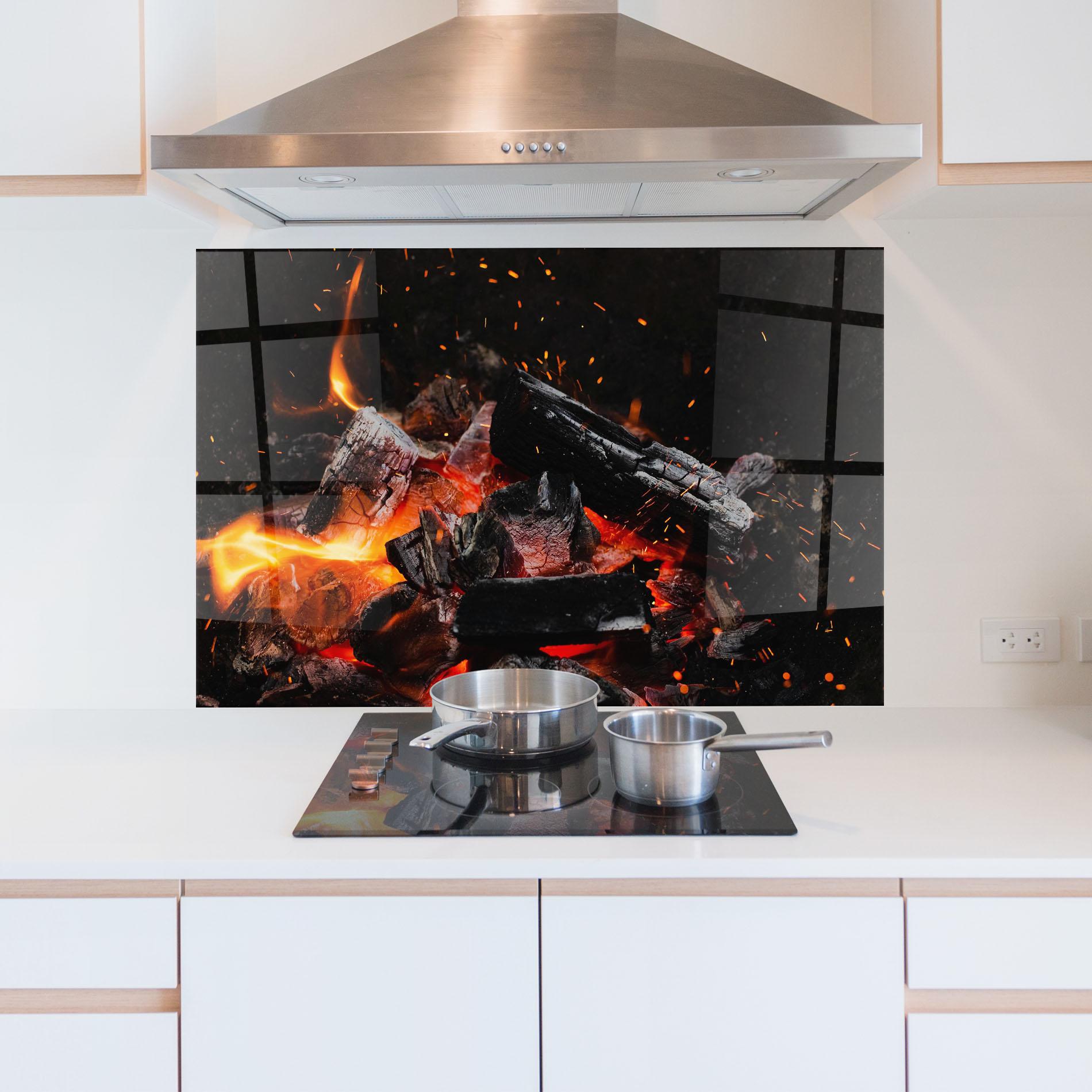 Konyhai üveg hátfal Inferno Scorch mockup 5