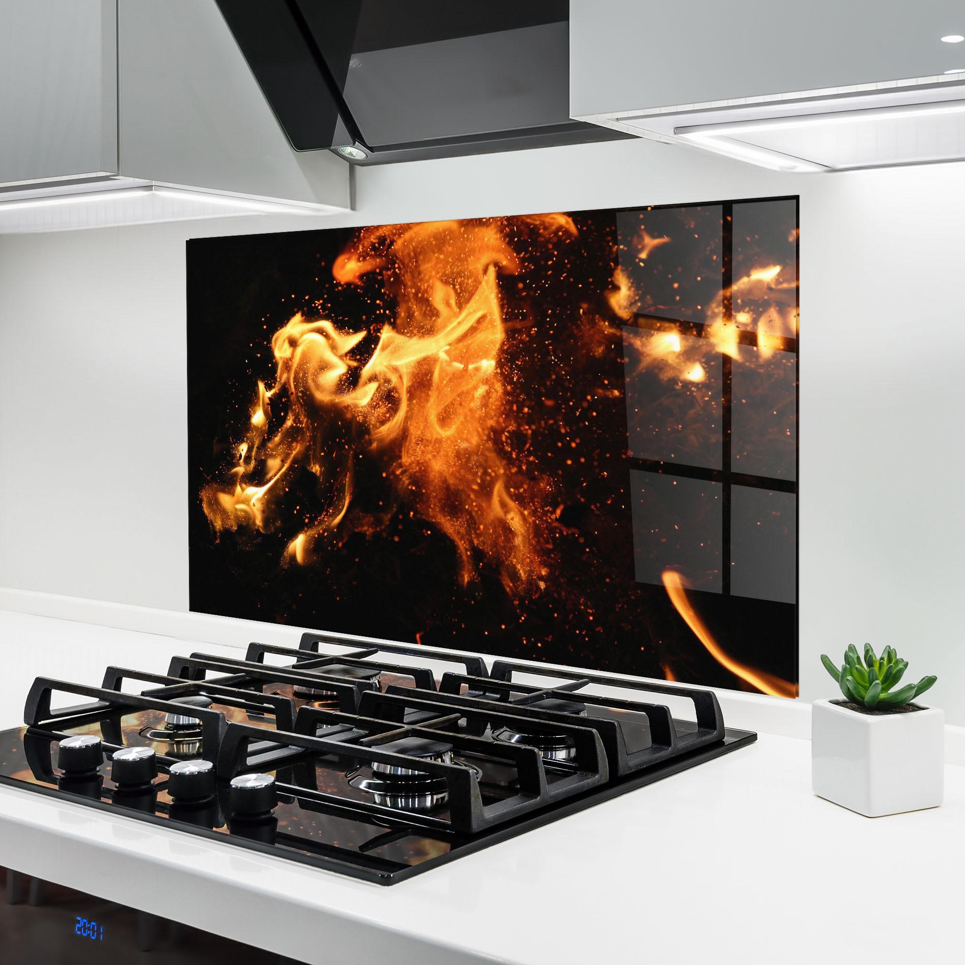 Konyhai üveg hátfal Close Up mockup 6