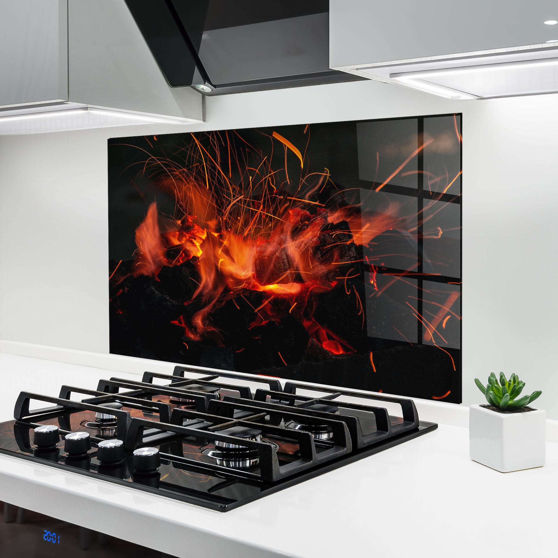 Konyhai üveg hátfal Glow Fusion mockup 6