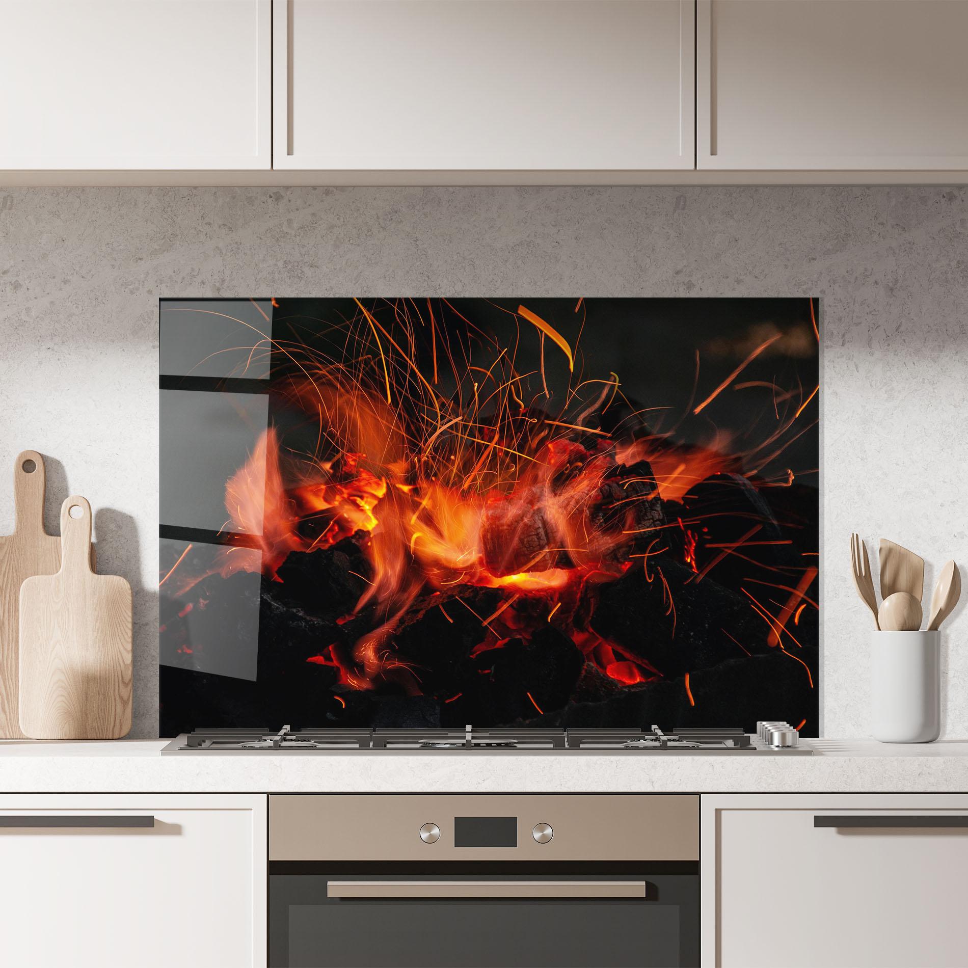 Konyhai üveg hátfal Glow Fusion mockup 7