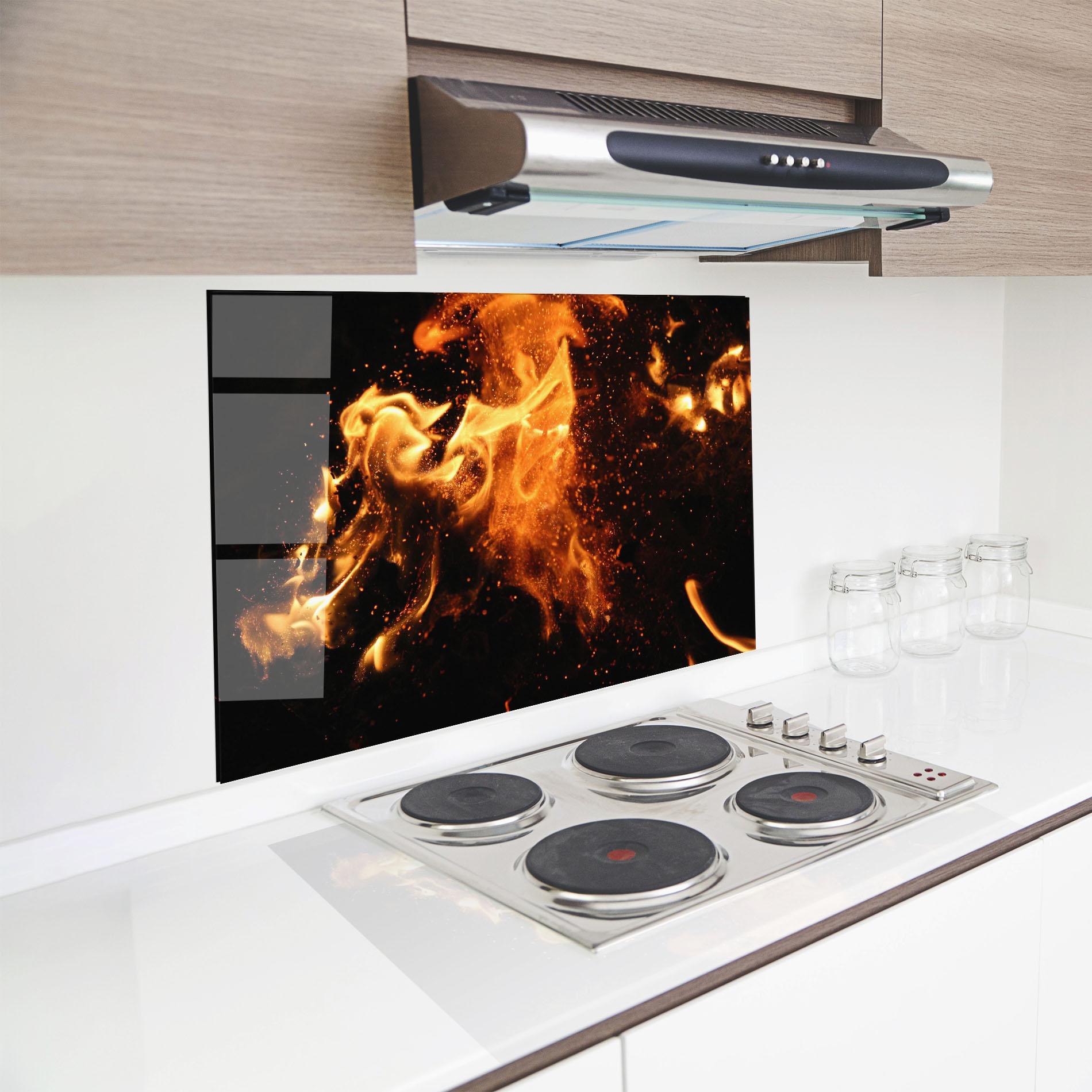 Konyhai üveg hátfal Close Up mockup 8