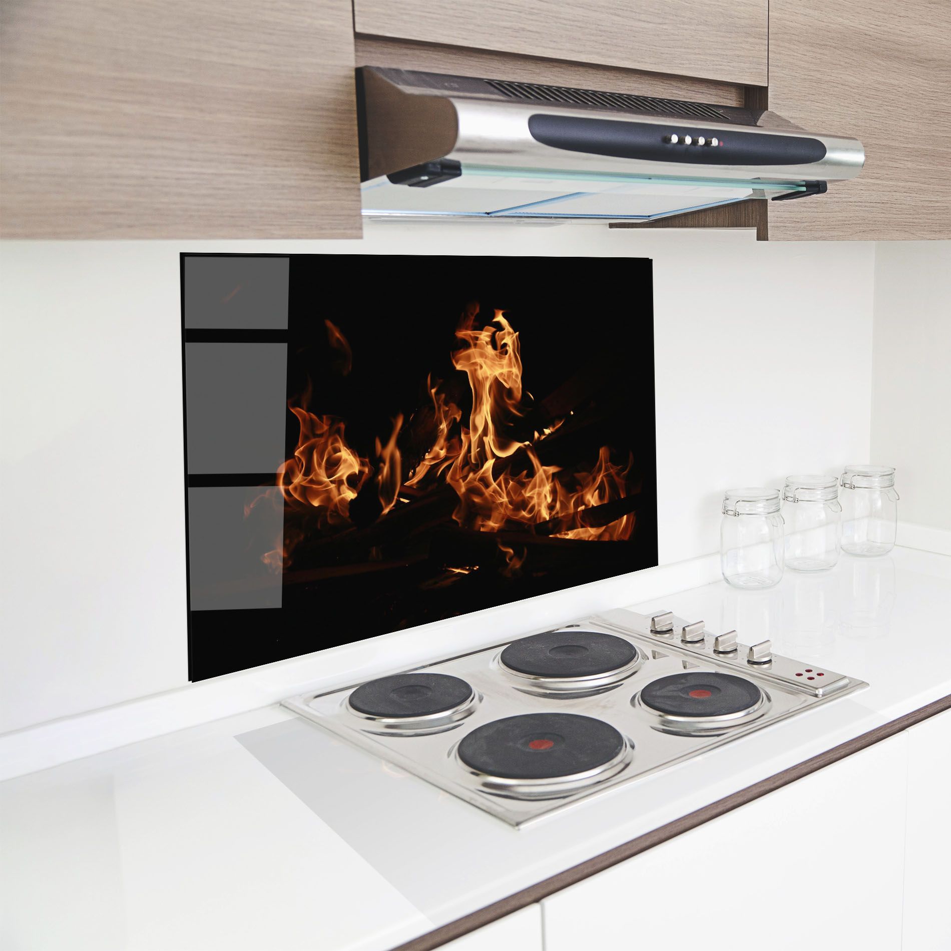 Fire On Black mockup 8