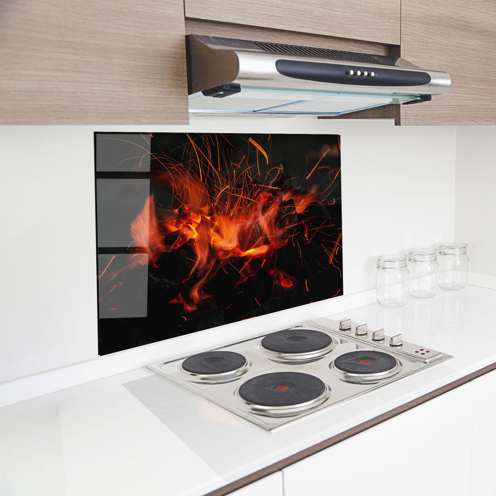 Konyhai üveg hátfal Glow Fusion mockup 8