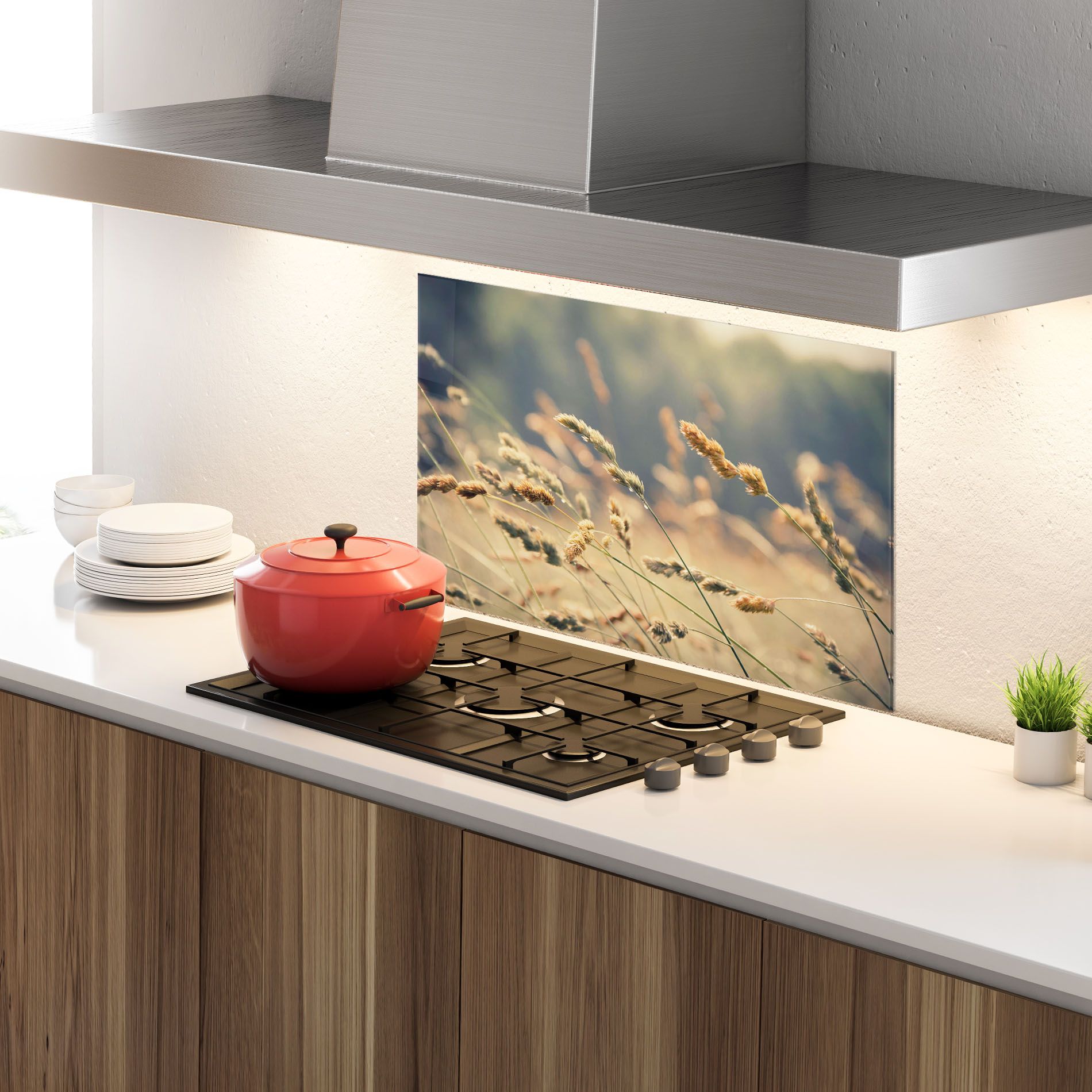 Cream Nature Plants mockup 4