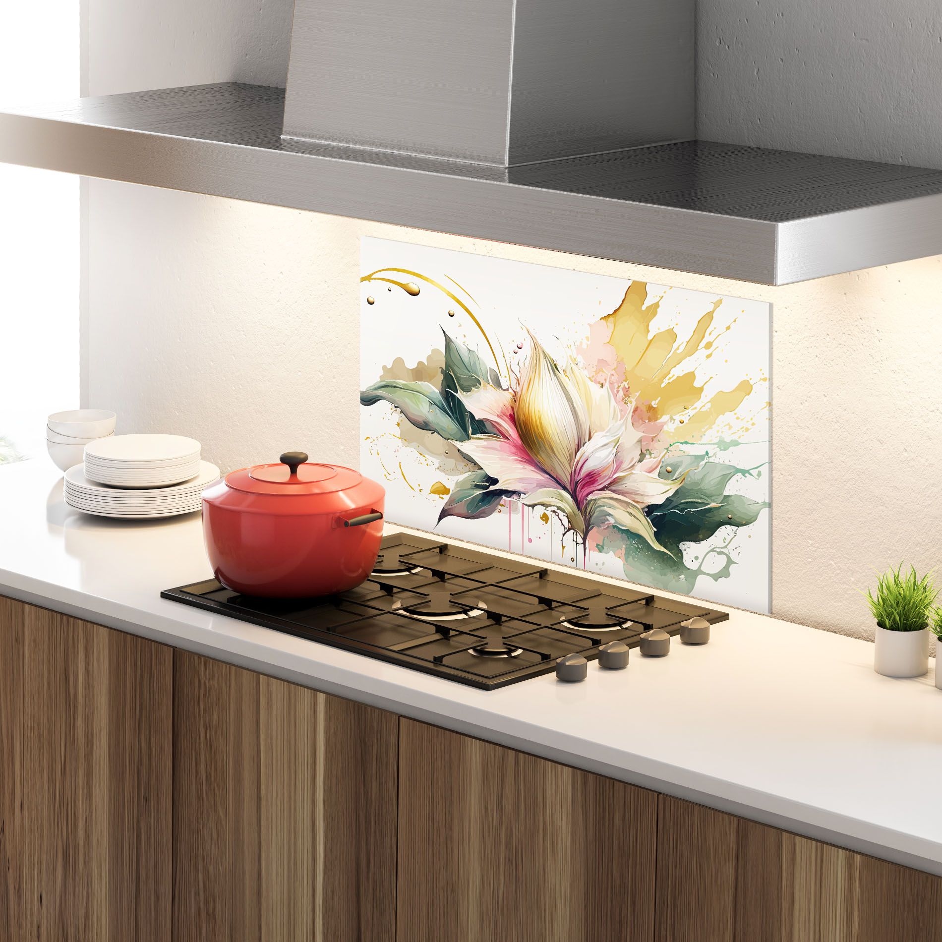 Cream Pink Nature mockup 4