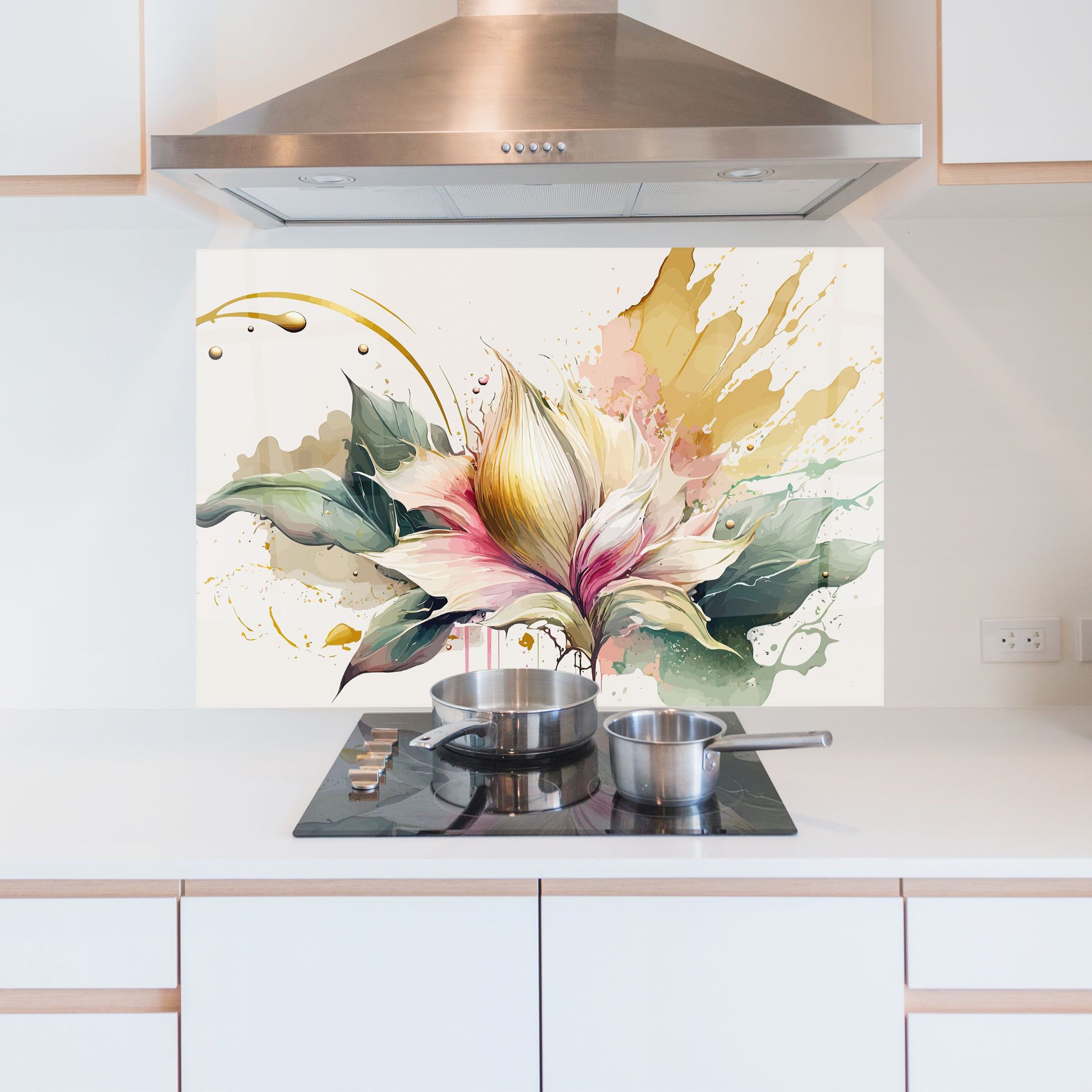 Cream Pink Nature mockup 5