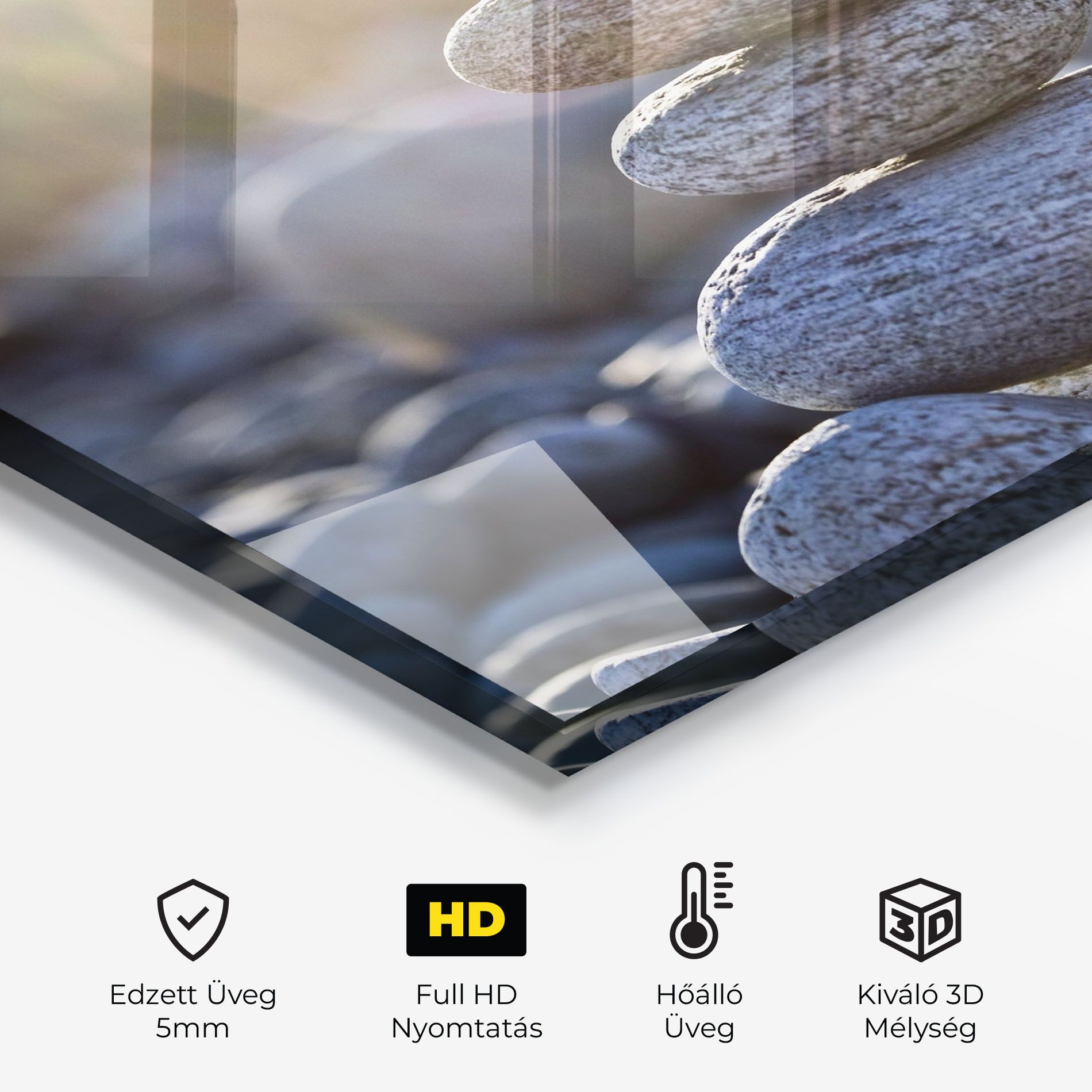 Closeup Shot Rocks mockup 2