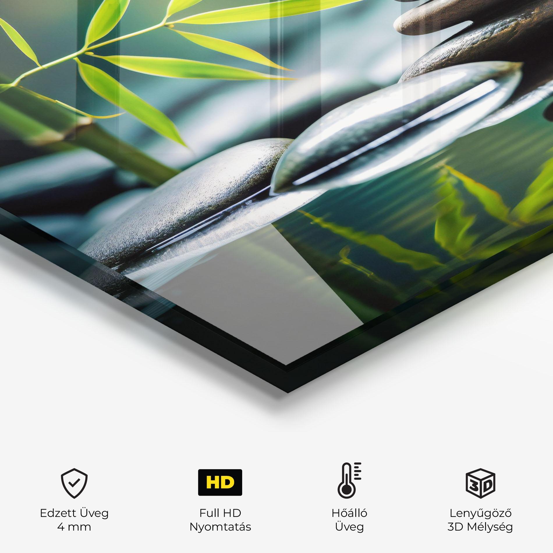 Konyhai üveg hátfal Bamboo Stones mockup 2