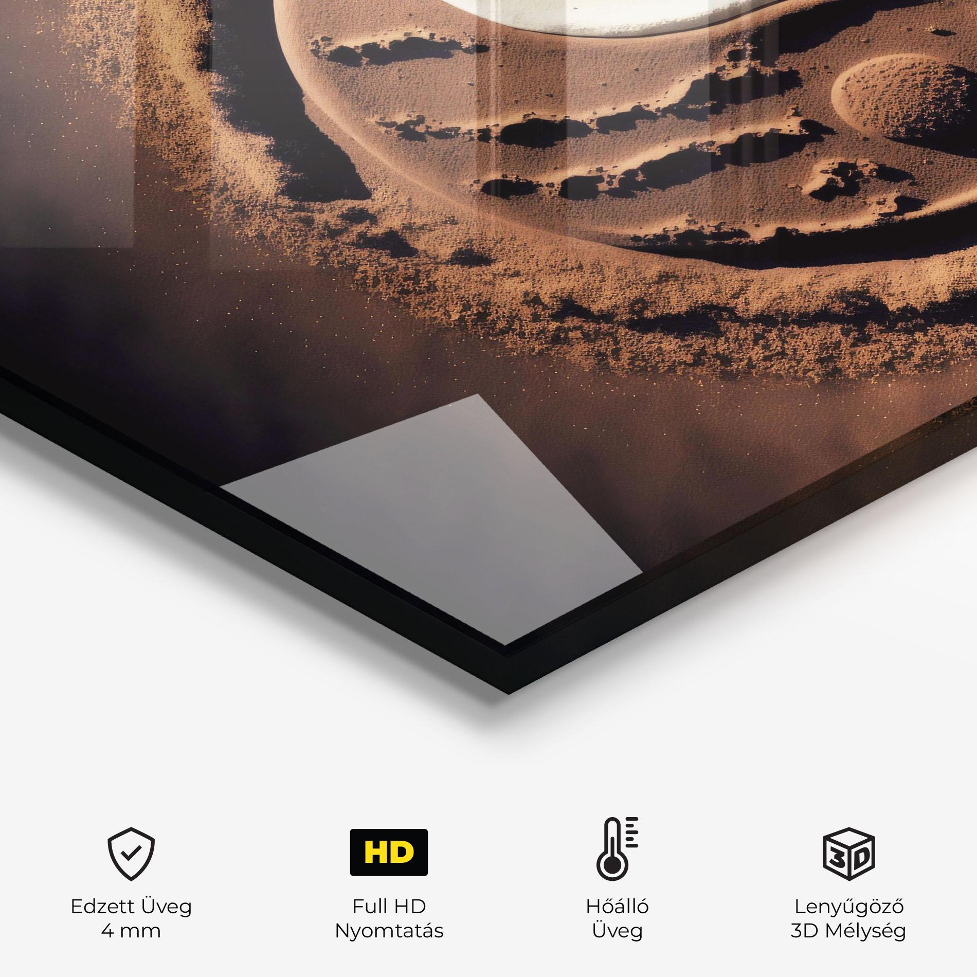 Konyhai üveg hátfal Earth Yinyang mockup 2